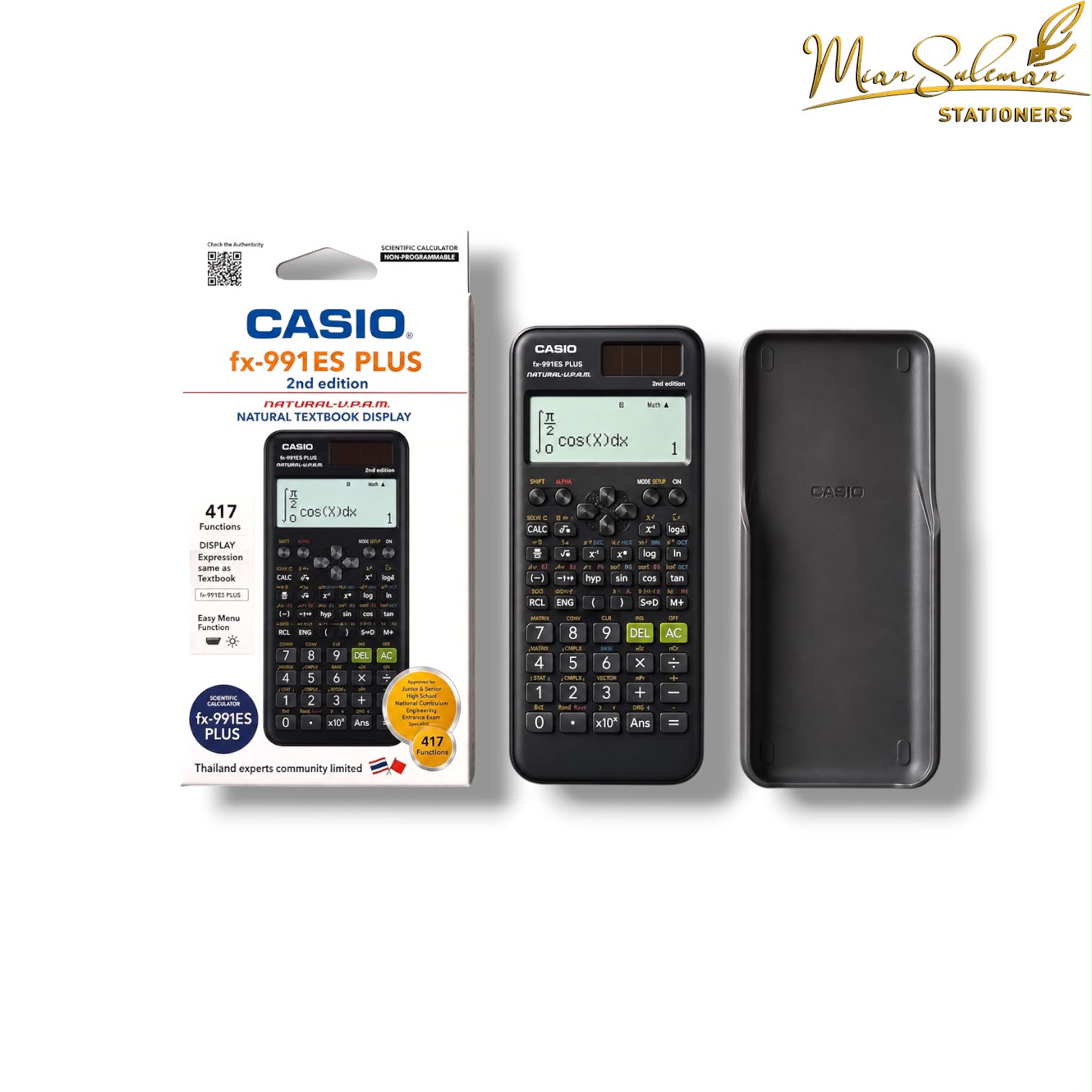 Casio Scientific Calculator FX-991ES Plus 417 Functions 2nd Edition