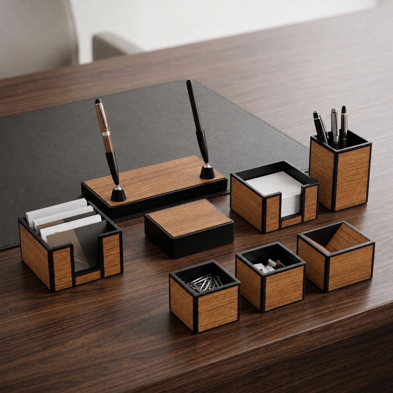 Royal Wood Desk Organizer