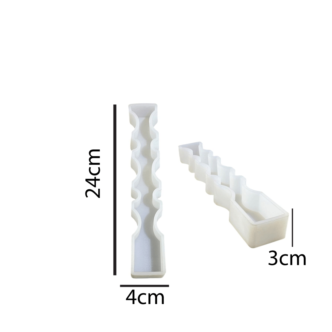 Wavy Mold For Resin & Candle Art