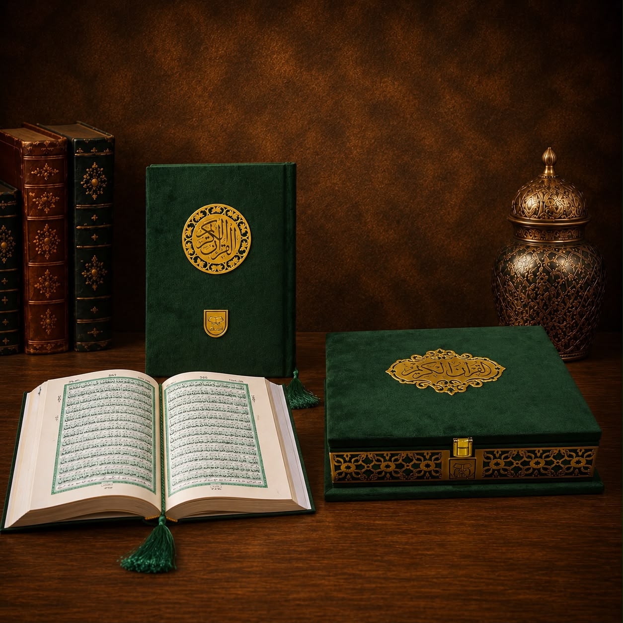 New Art Paper With Translation Bridal Quran Gift Set With Box #67Q
