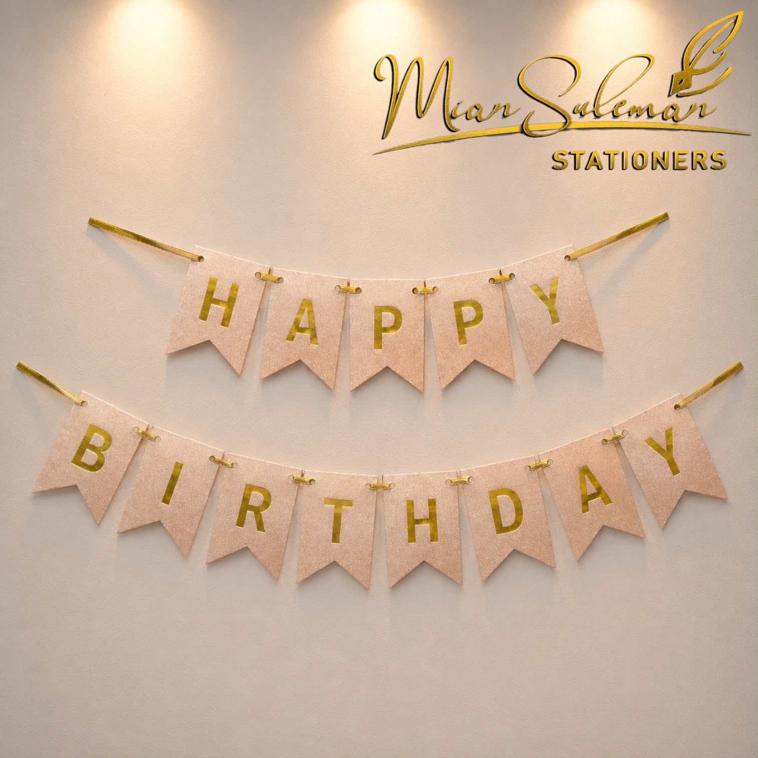 Happy Birthday Card Bunting Banner