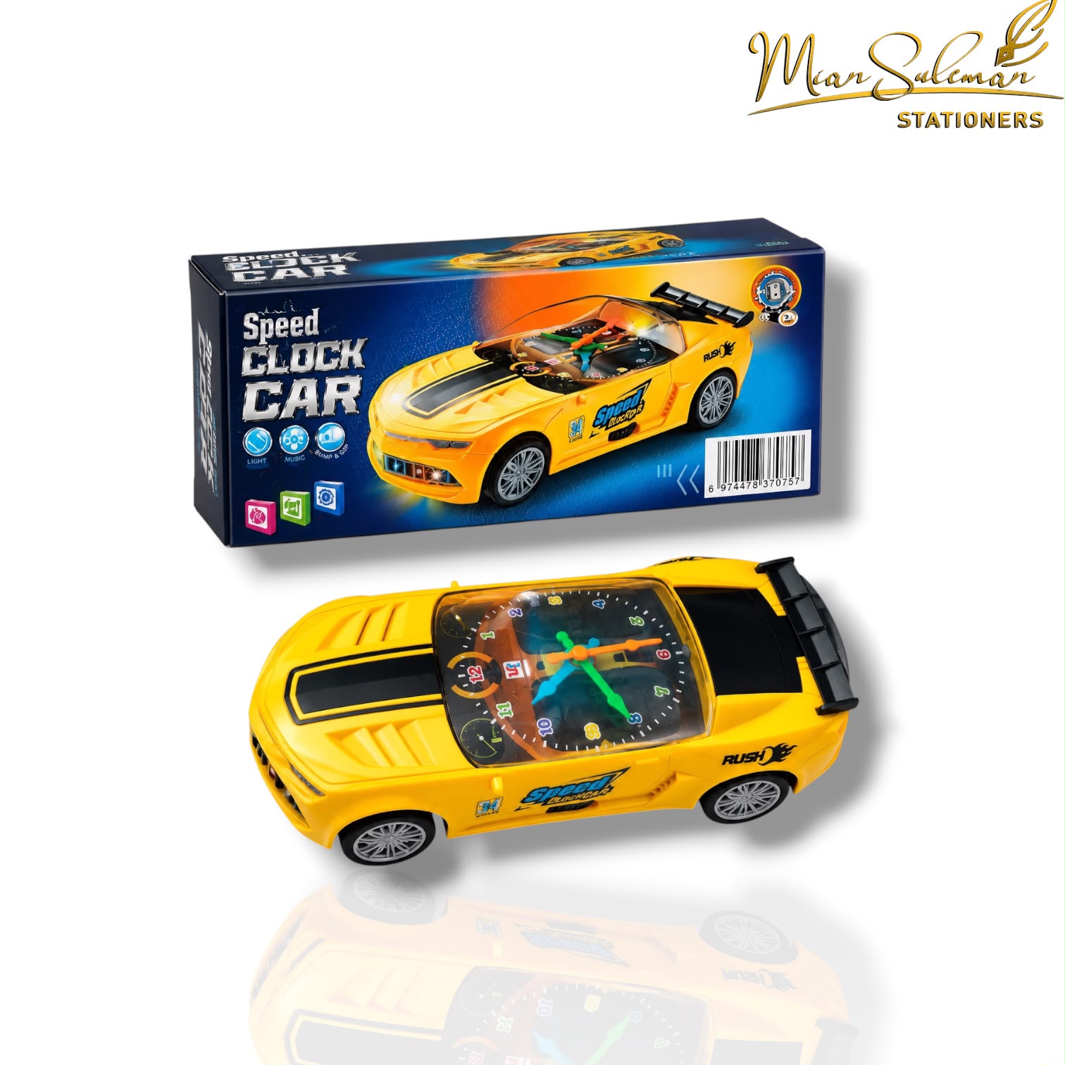 Speed Clock Toy Car
