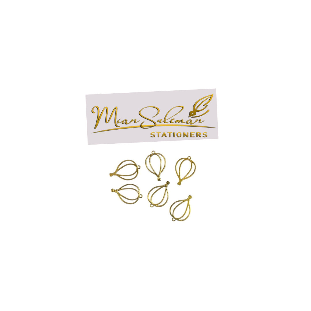 Pendant Base For Resin Art Pack Of 6pcs