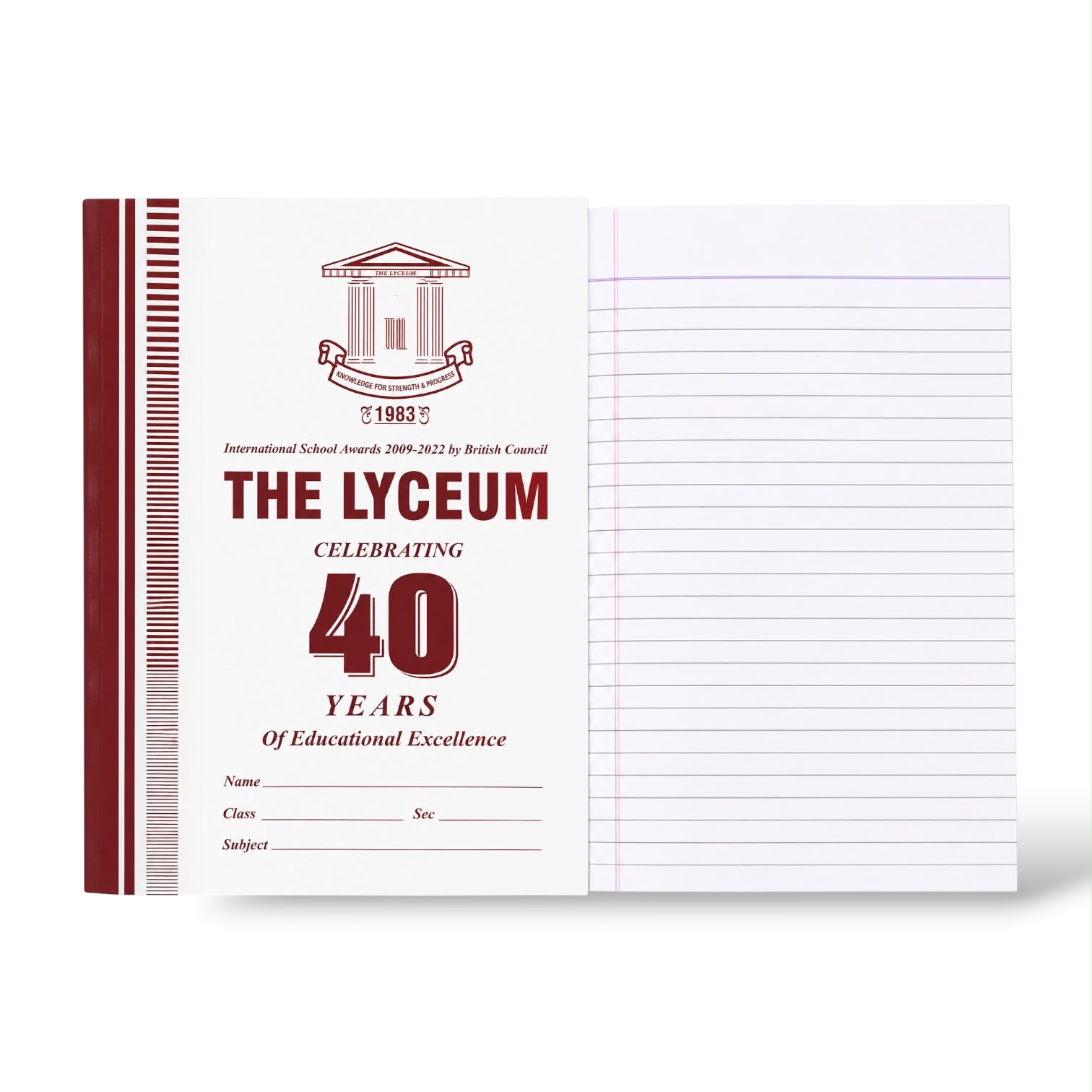 THE LYCEUM Narrow Line Register