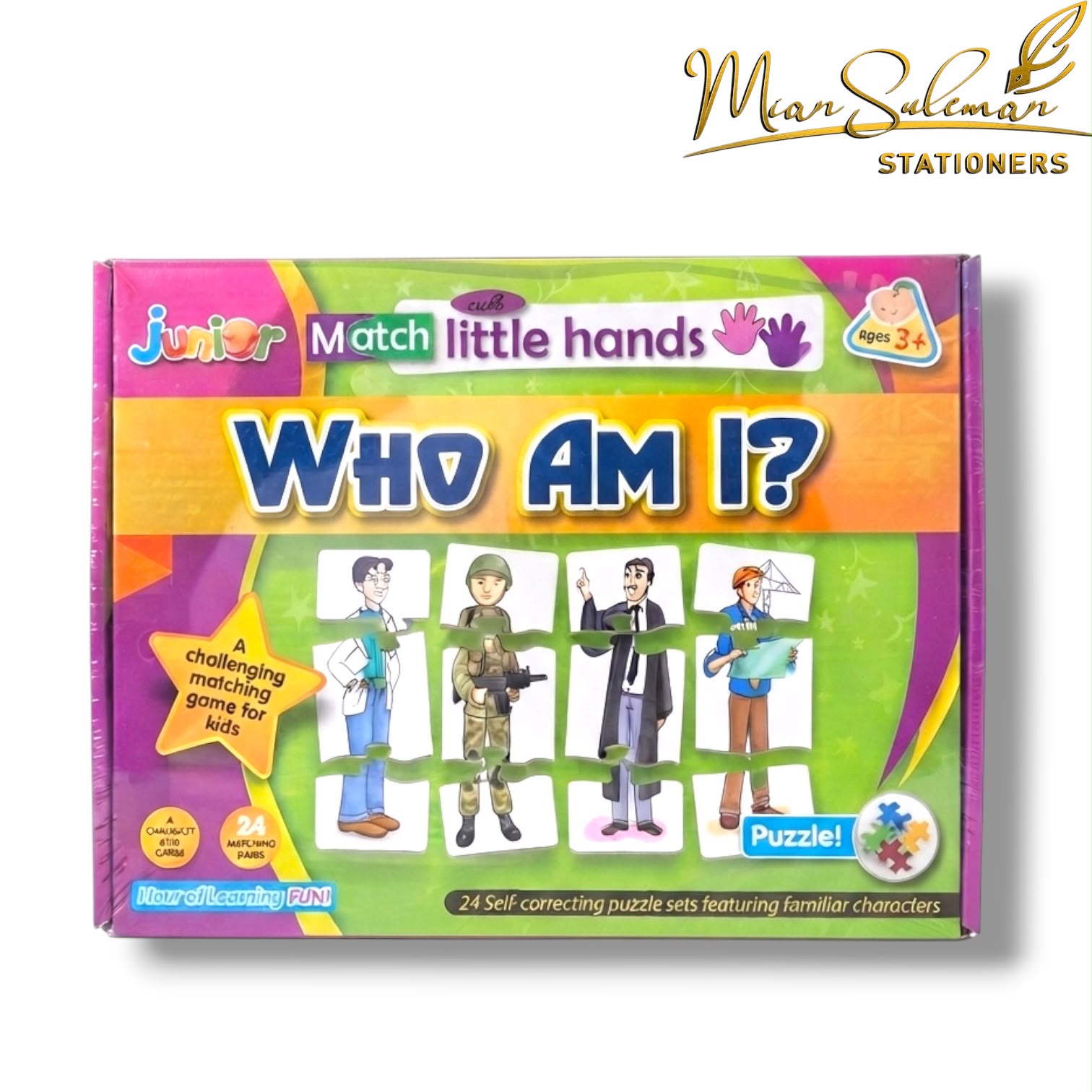 Match Little Hands Who Am I Puzzle 34pcs