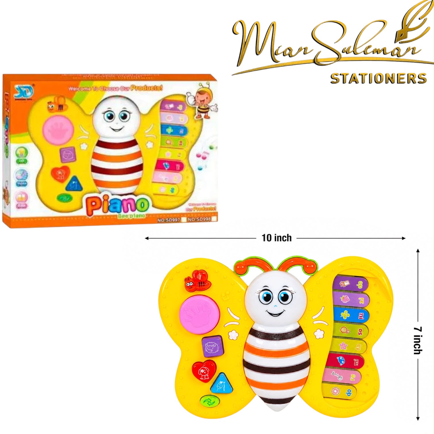Musical Butterfly Piano Set