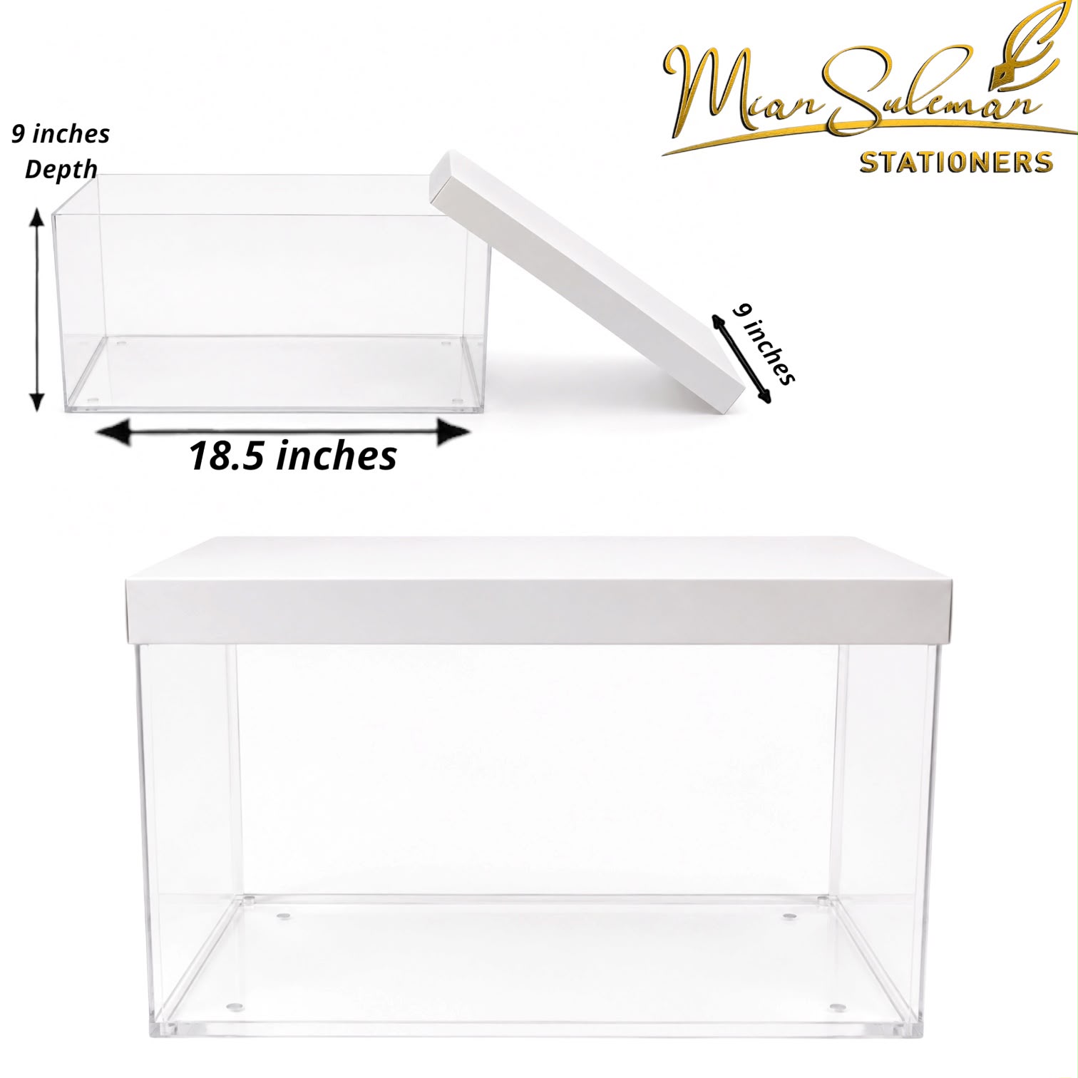 Transparent Premium Acrylic Storage Box