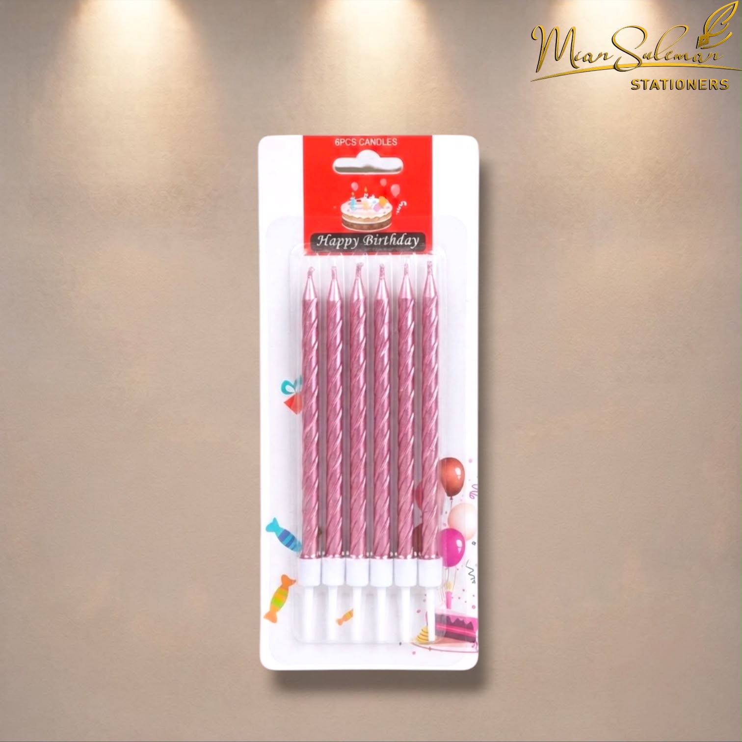 Happy Birthday 6Pcs candles