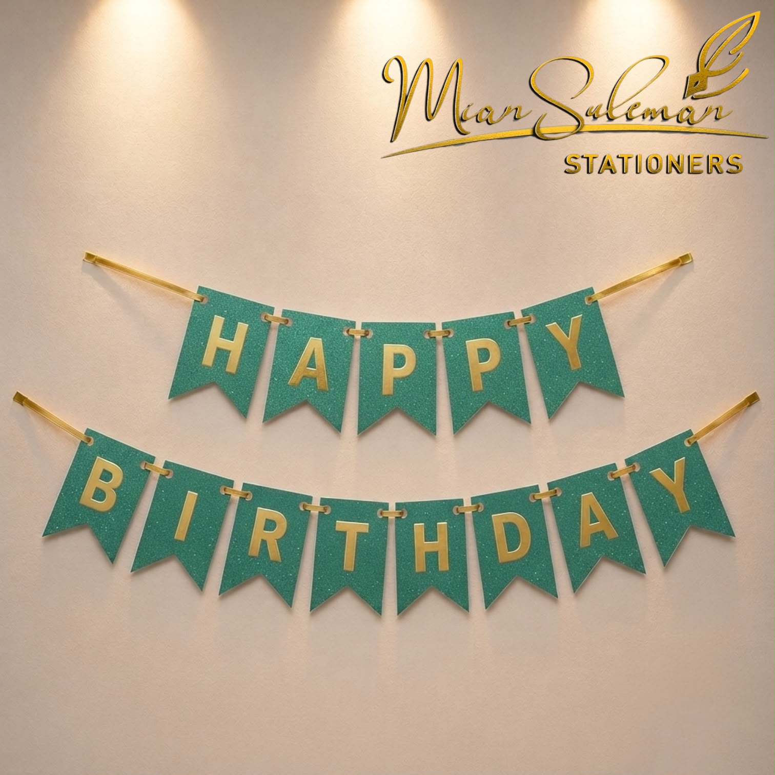 Happy Birthday Card Bunting Banner