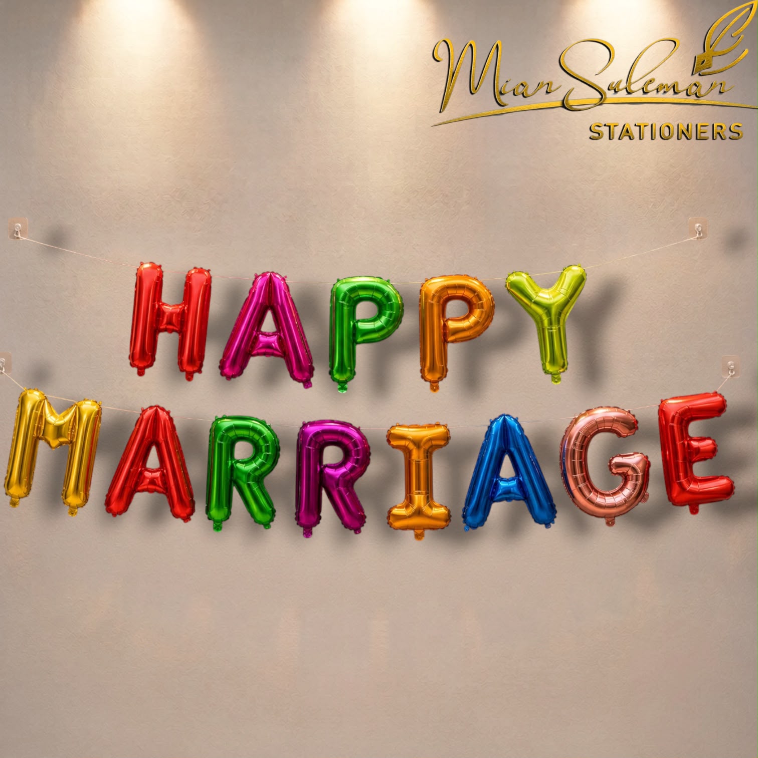 Happy Marriage Foil Balloons