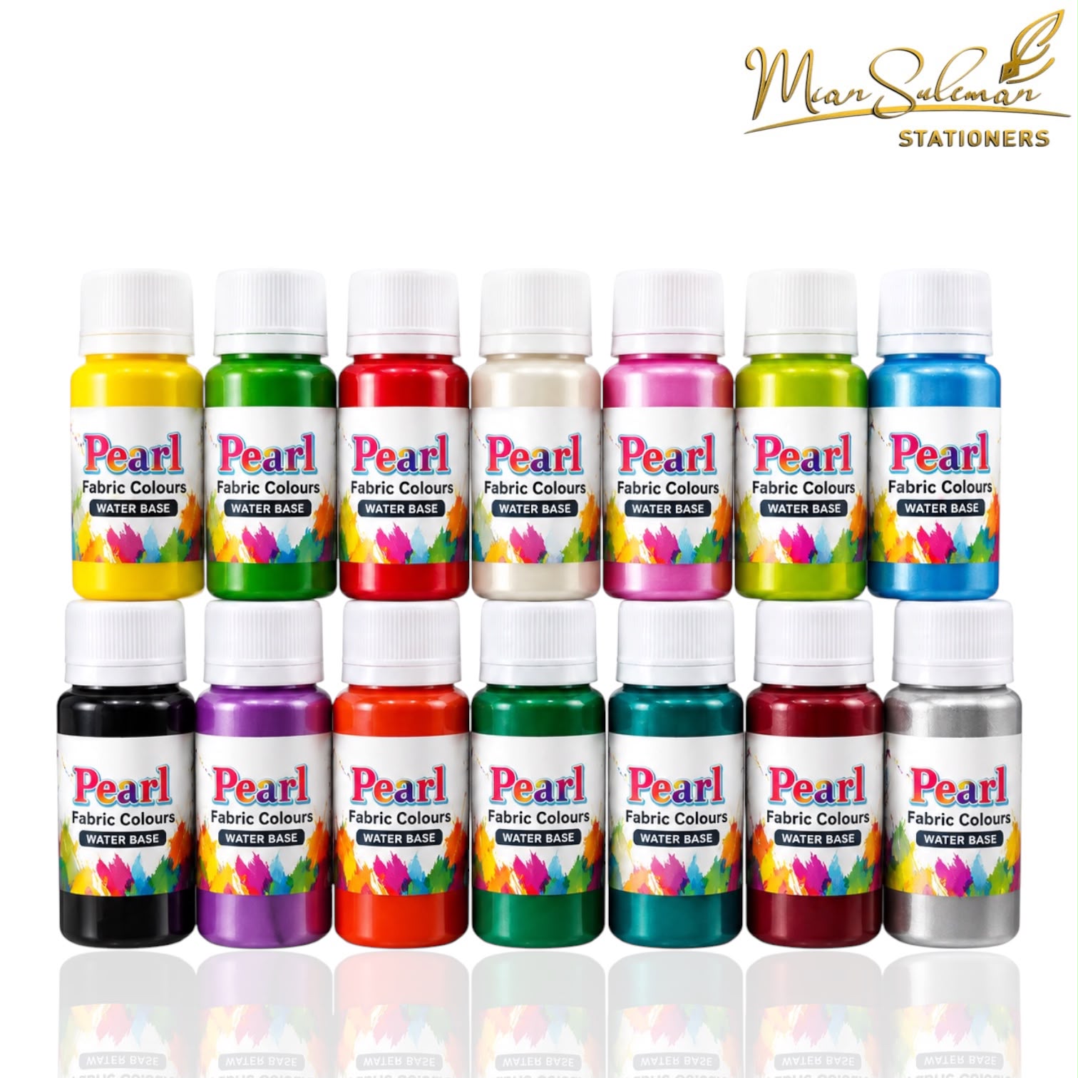 Aero Pearl Fabric Colours Water Based