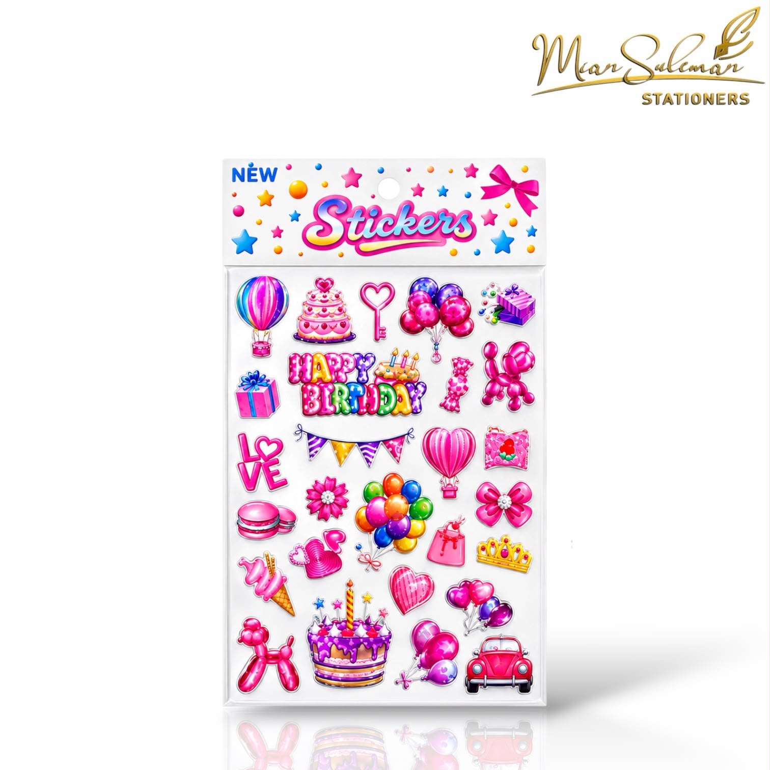 Different Happy Birthday Design Sticker