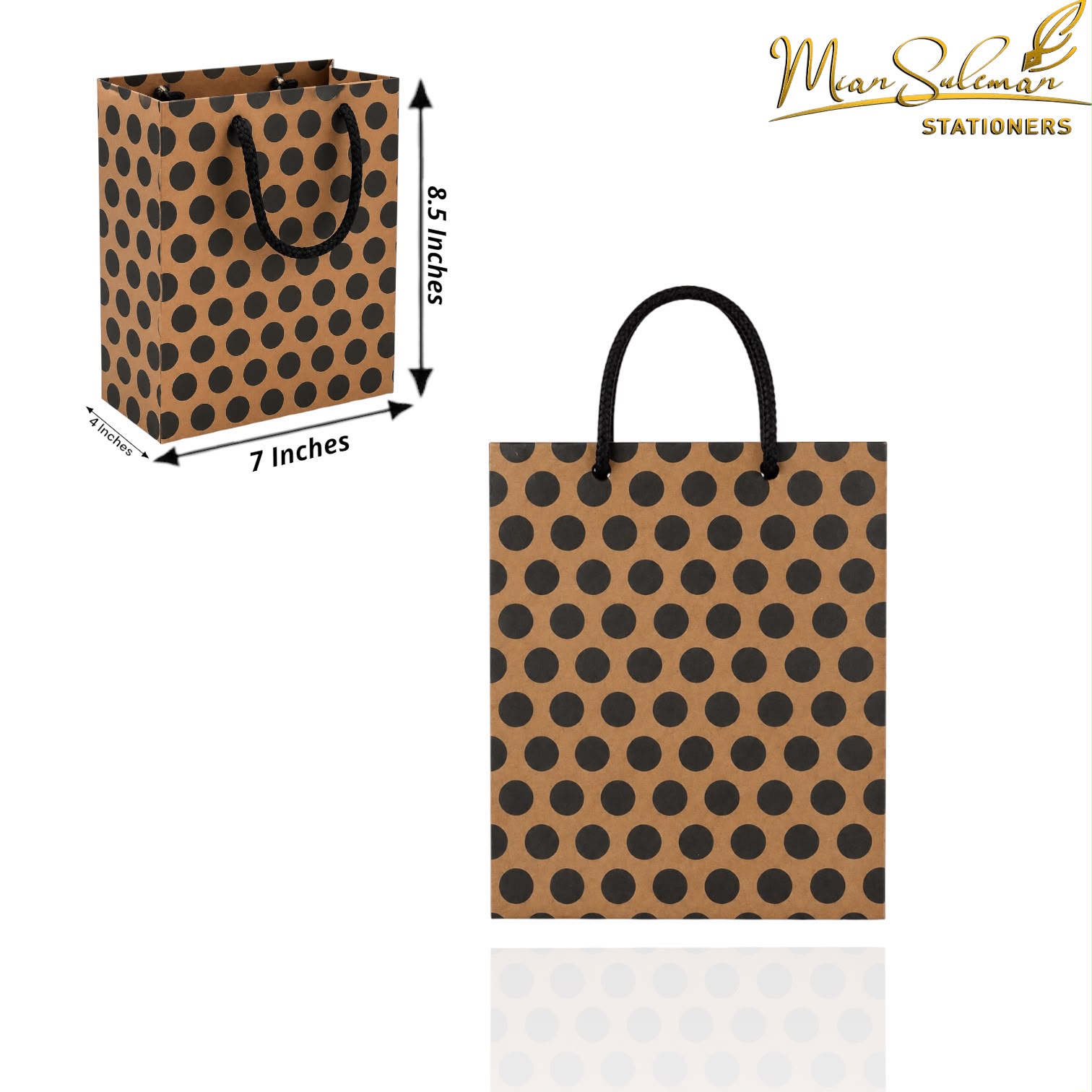 Polka Dot Paper Gift Bag
