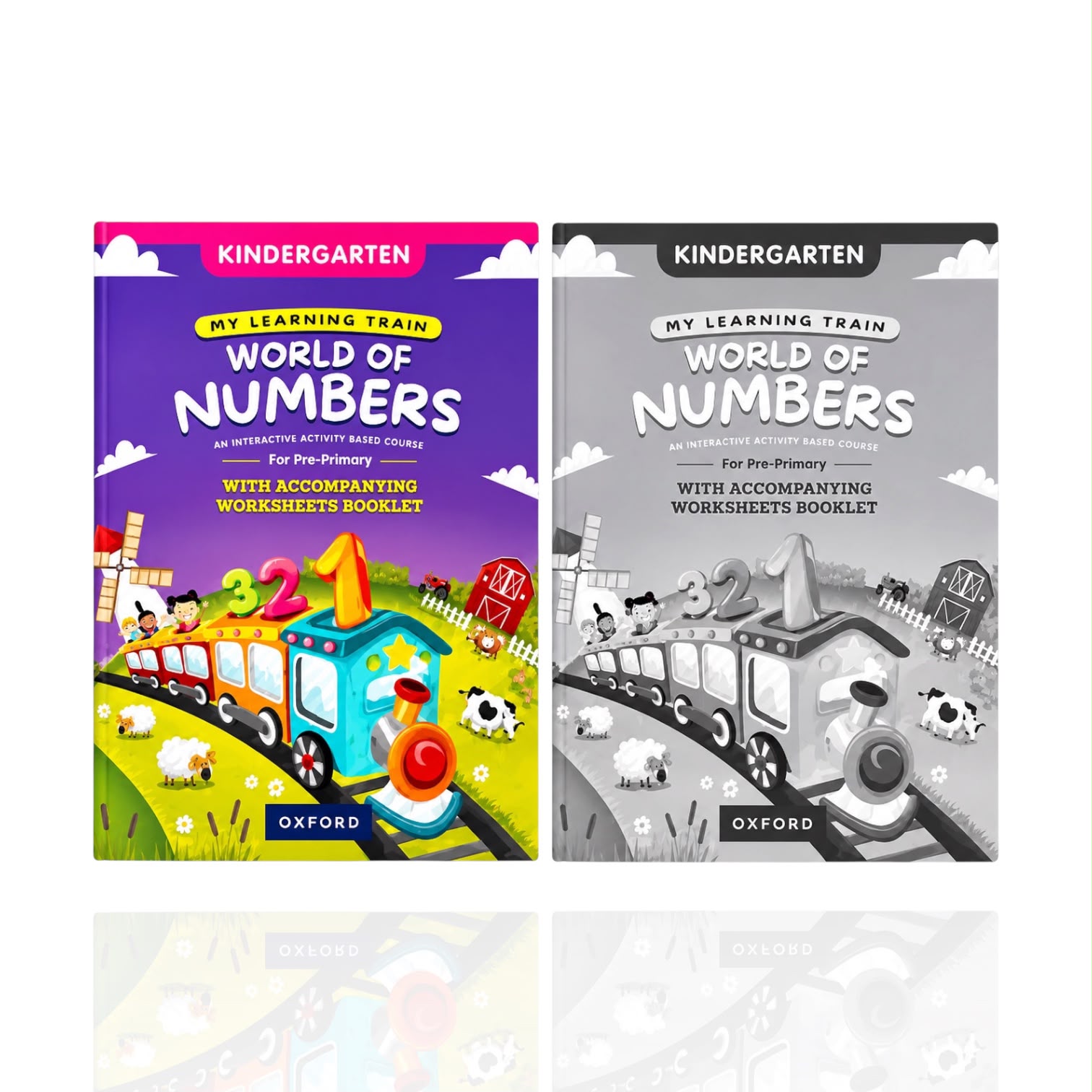 World Of Number Kindergarten  With Work Sheet