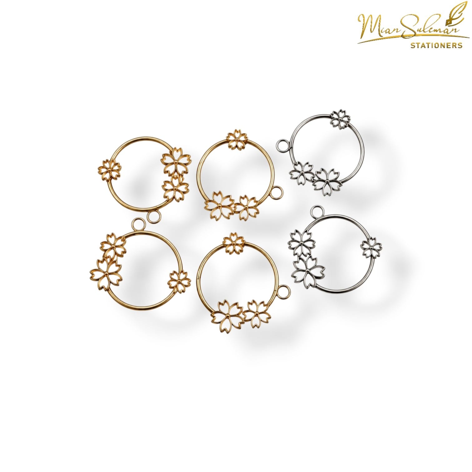 Flower Bazel Pendant Maya For Resin & Candle Art
