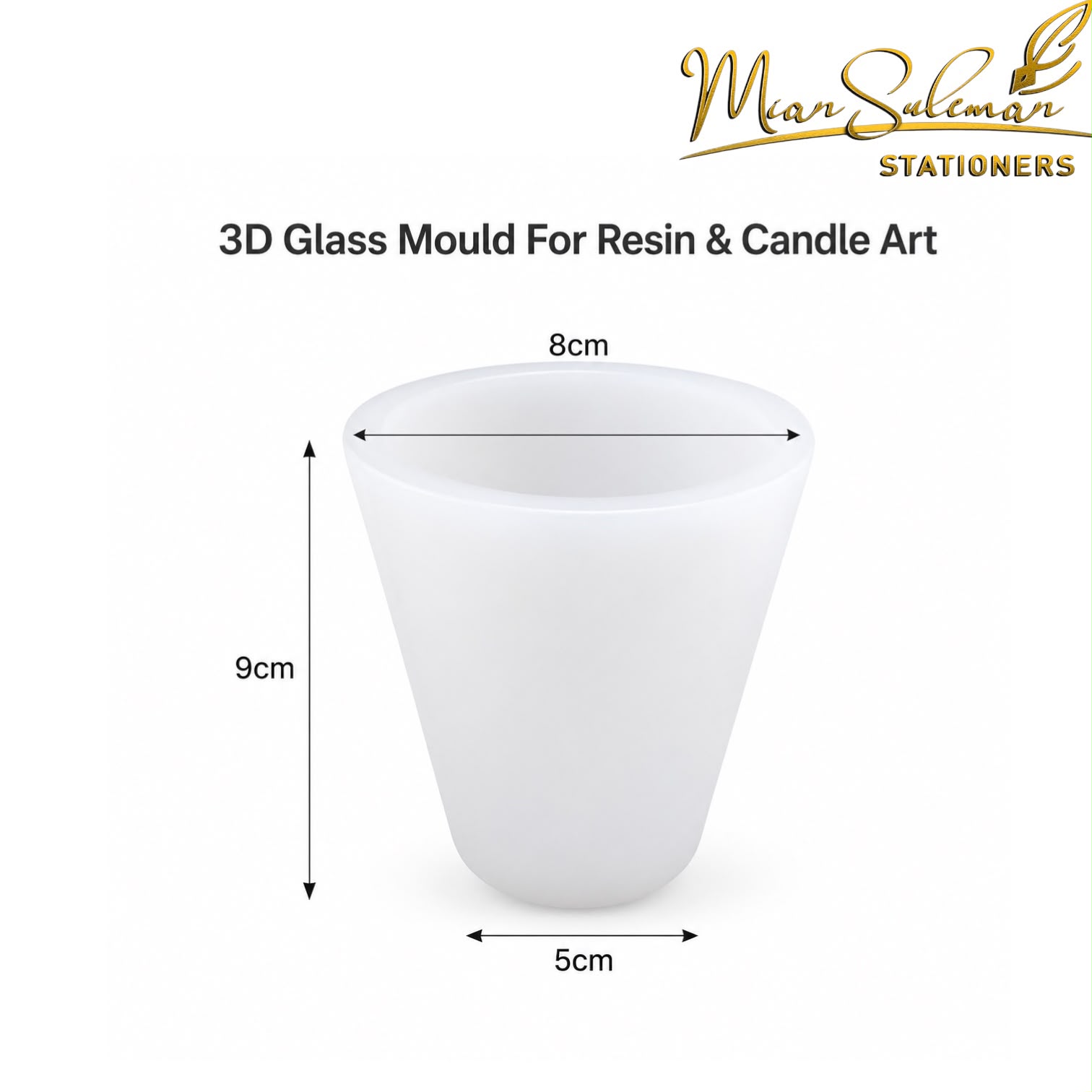 3D Glass Mould For Resin & Candle Art