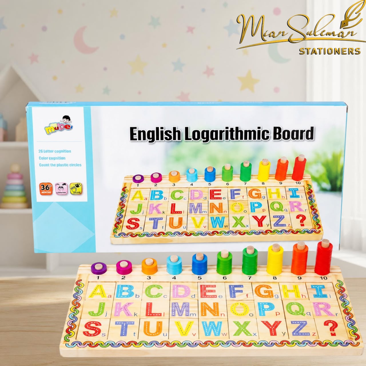 English Logarithmic Board