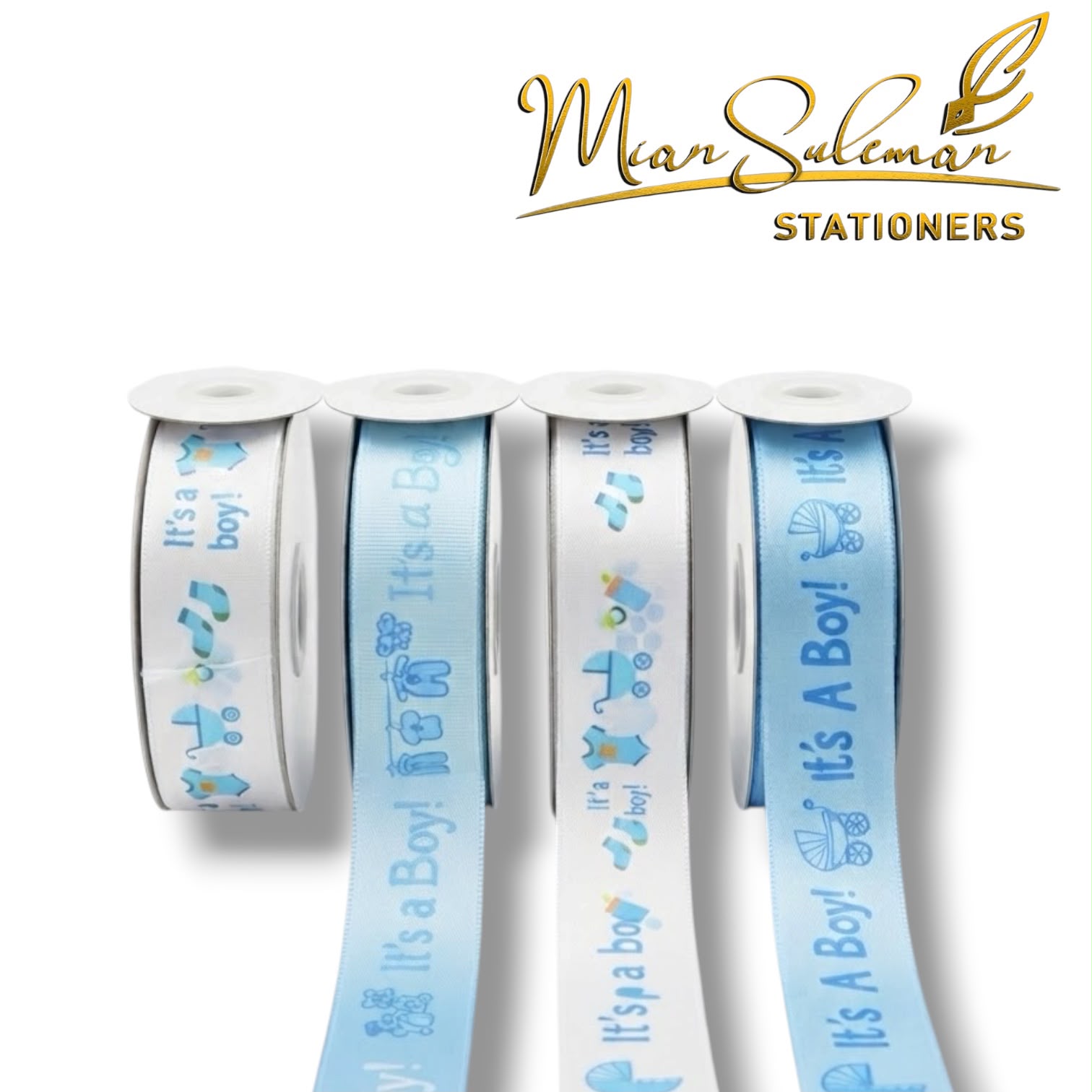 Its a Boy Ribbon 1 inch Roll