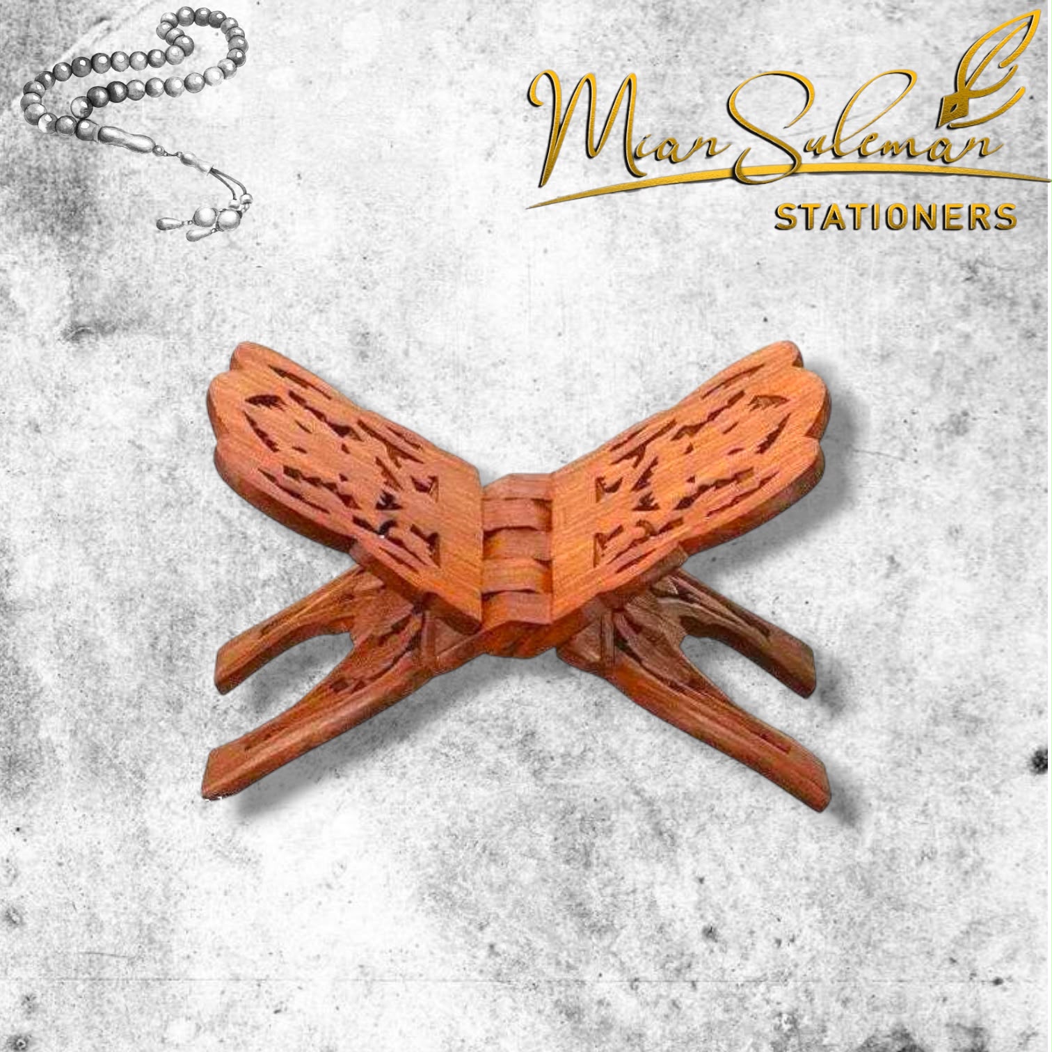 New Premium Wooden Rahal Stand 13 Inches
