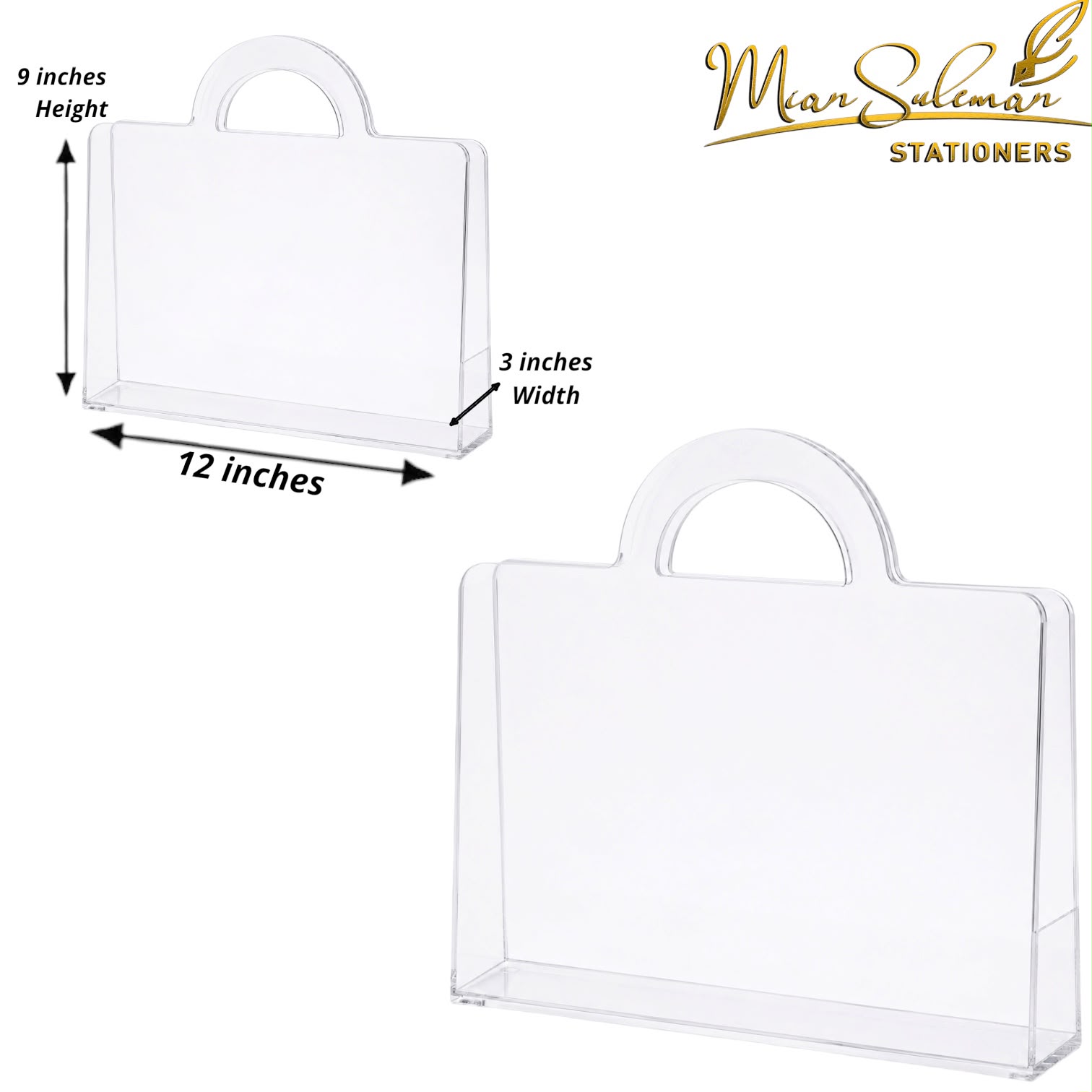 Transparent Acrylic Ractangular Gift Bag