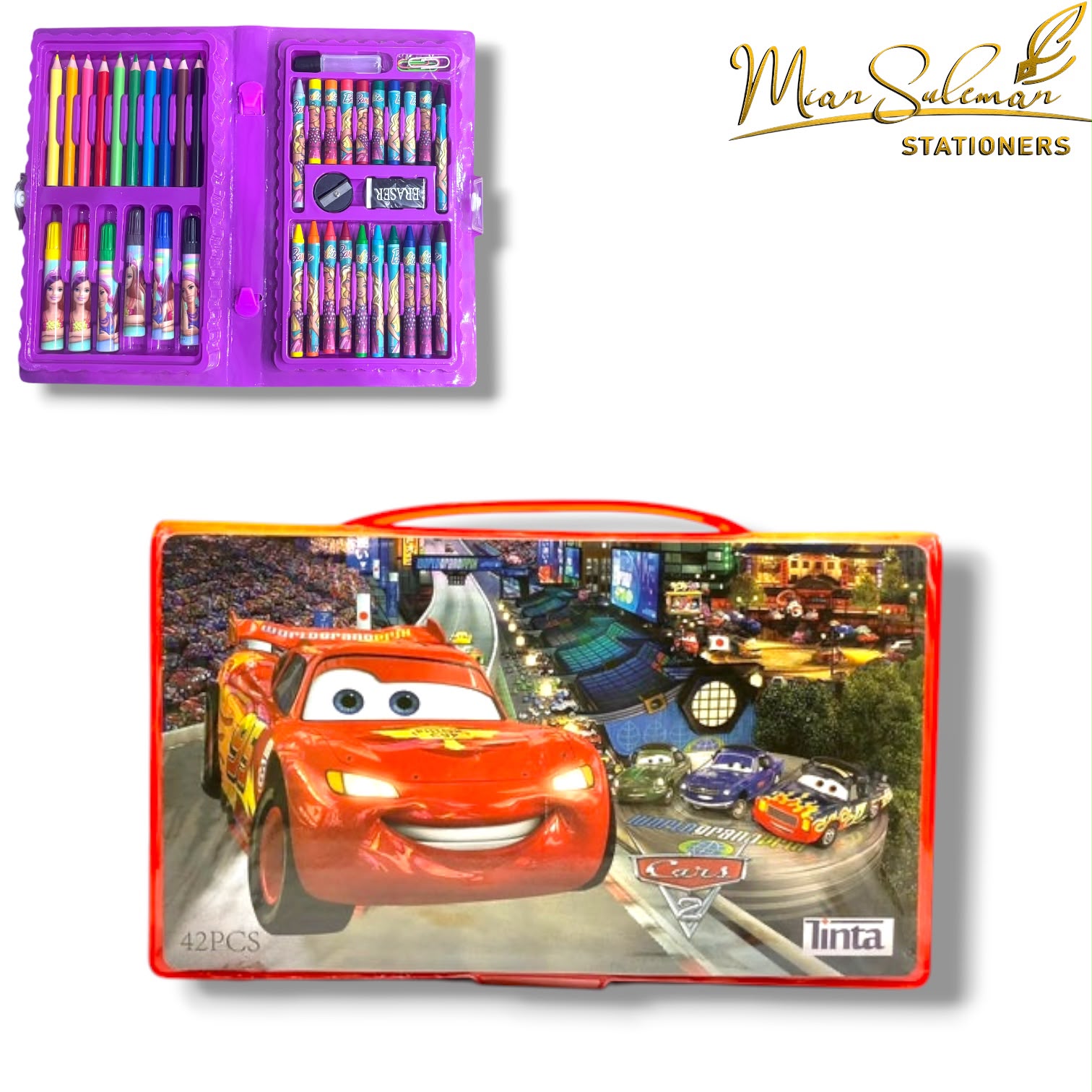 Yeh Disney Pixer Cars Character 42 Pcs Art Set