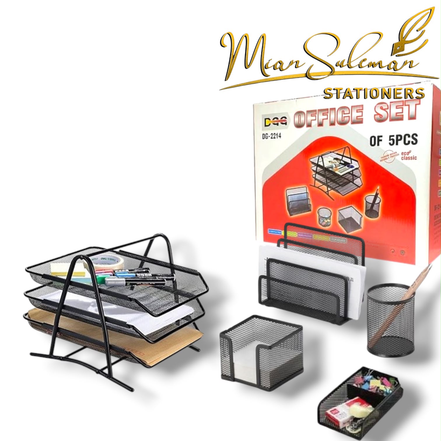 Office Organizer Set 5Pcs