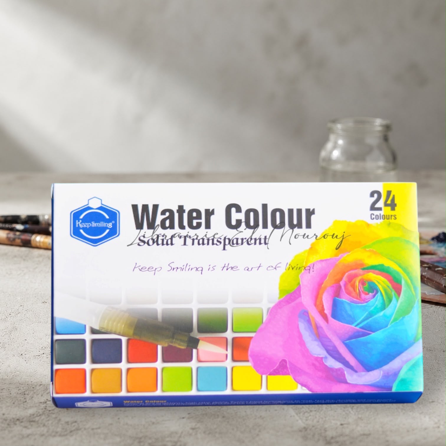 Keep Smiling Water Colour 24 Pcs Set