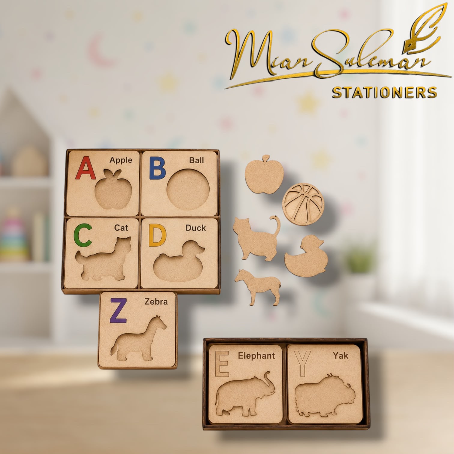 Educational Wooden Alphabet Puzzle