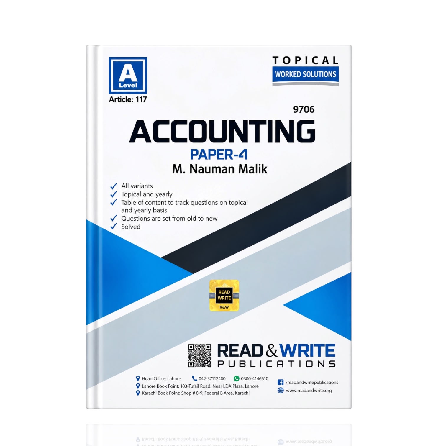Read & Write Accounting O level Paper-4 By M.Nauman Malik