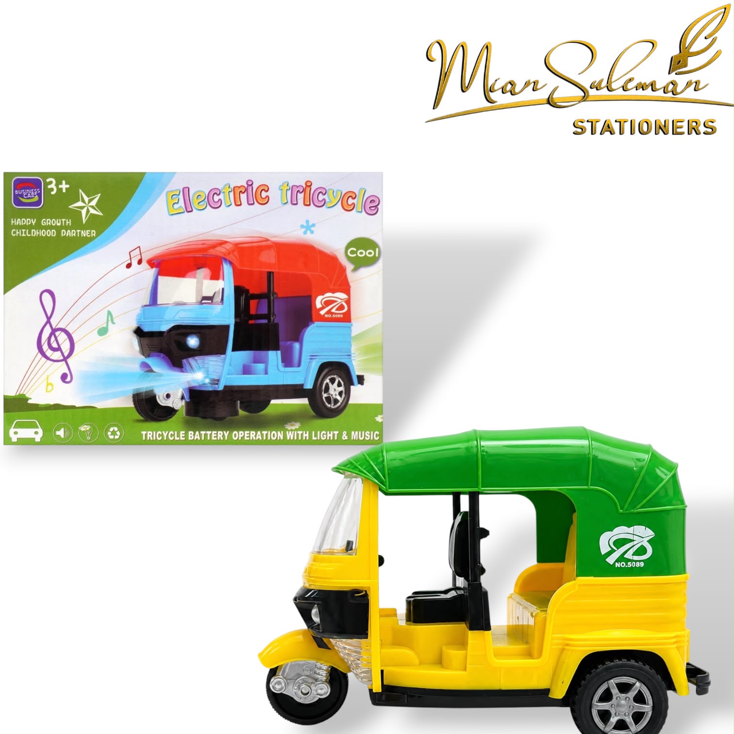 Electric Tricycle Auto Rickshaw Toy