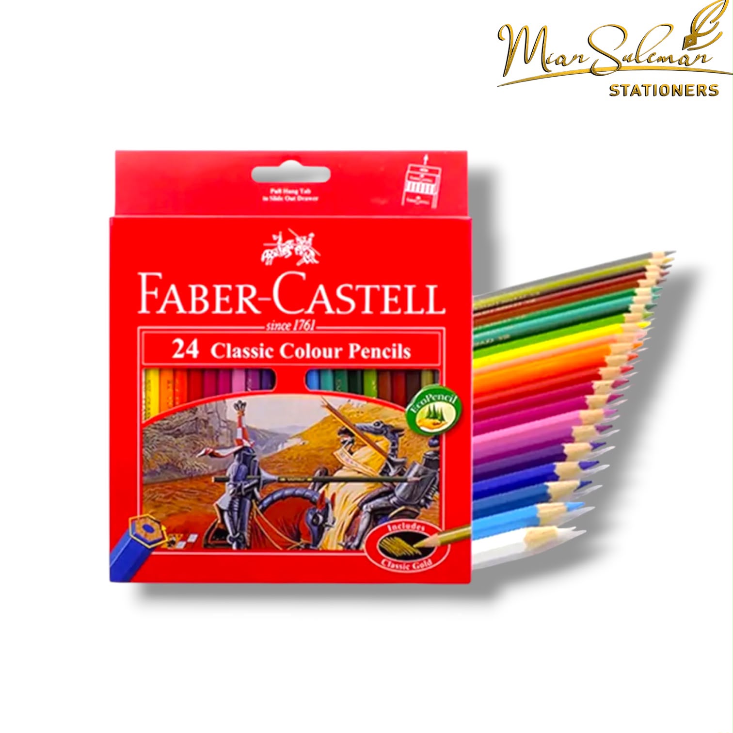 Faber Castell Classic 24 Pencils Colour