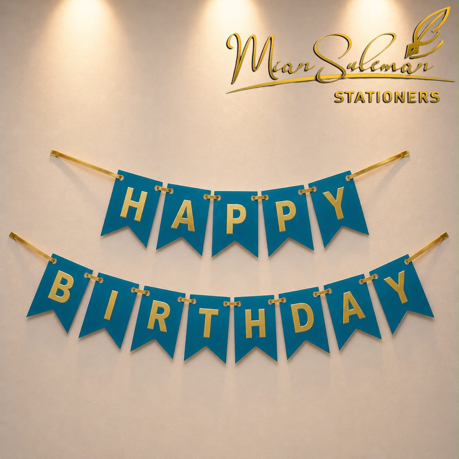 Happy Birthday Card Bunting Banner