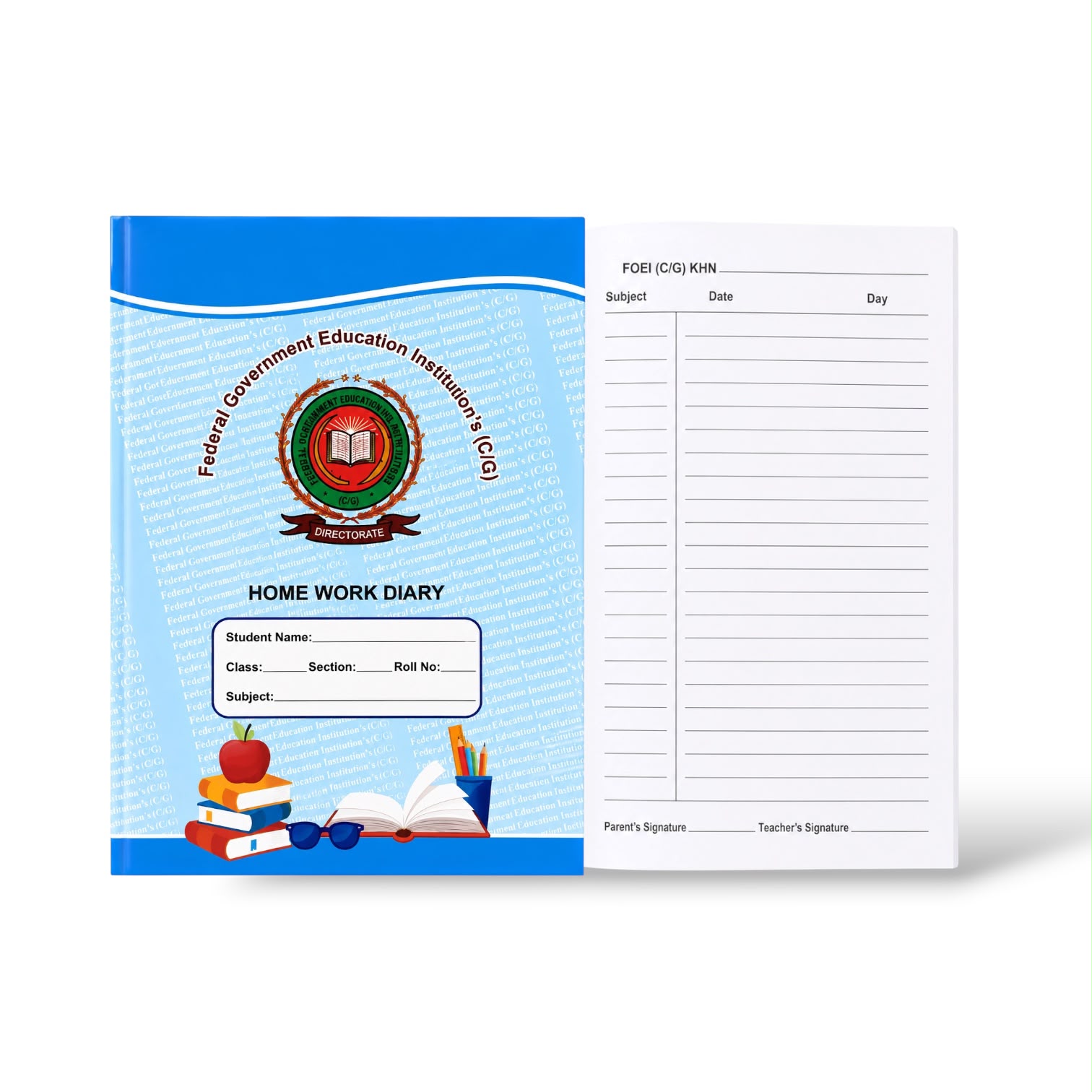 FG School Homework Diary