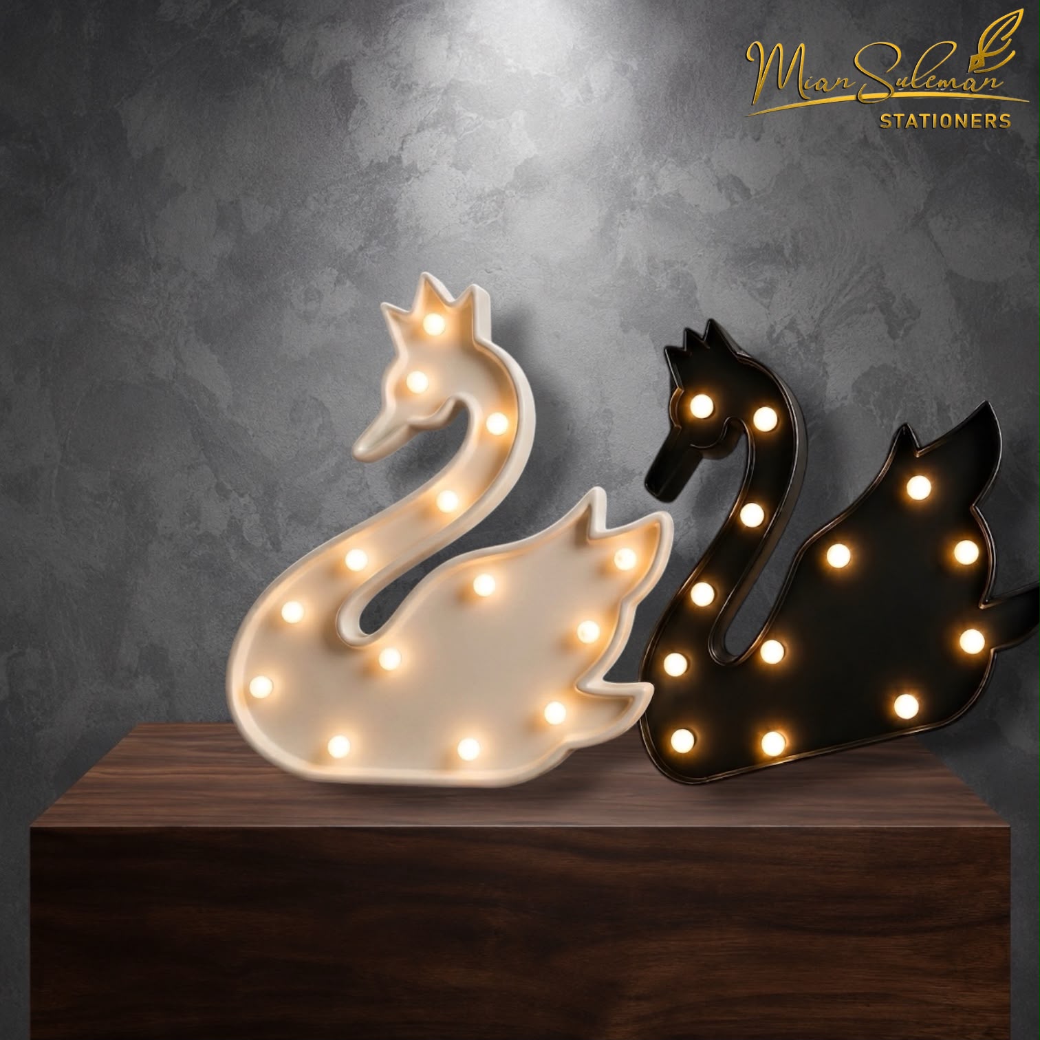 Swan LED Marquee Night Lamp