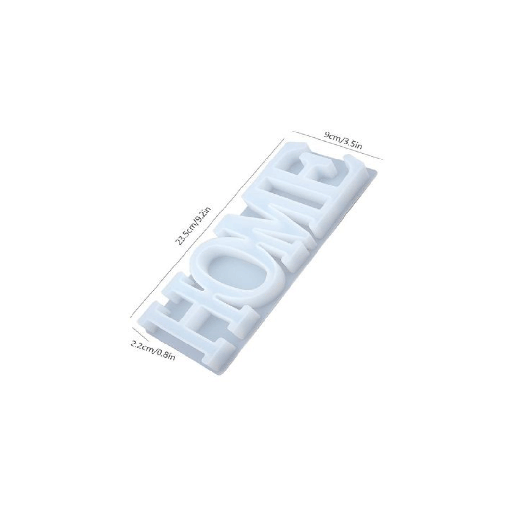 Home Style Mold For Resinn & Candle Art