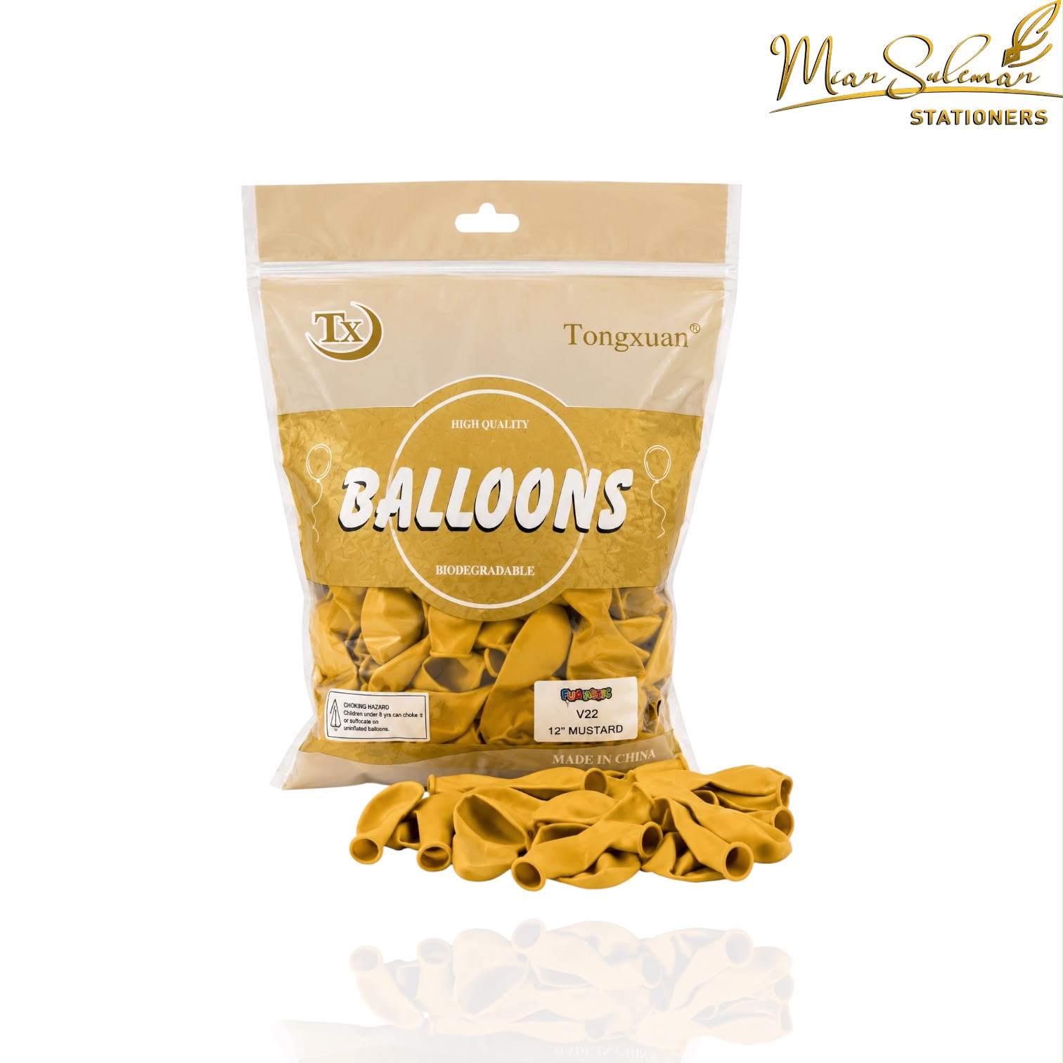 TX Tongxuan Mustard Yellow Balloons