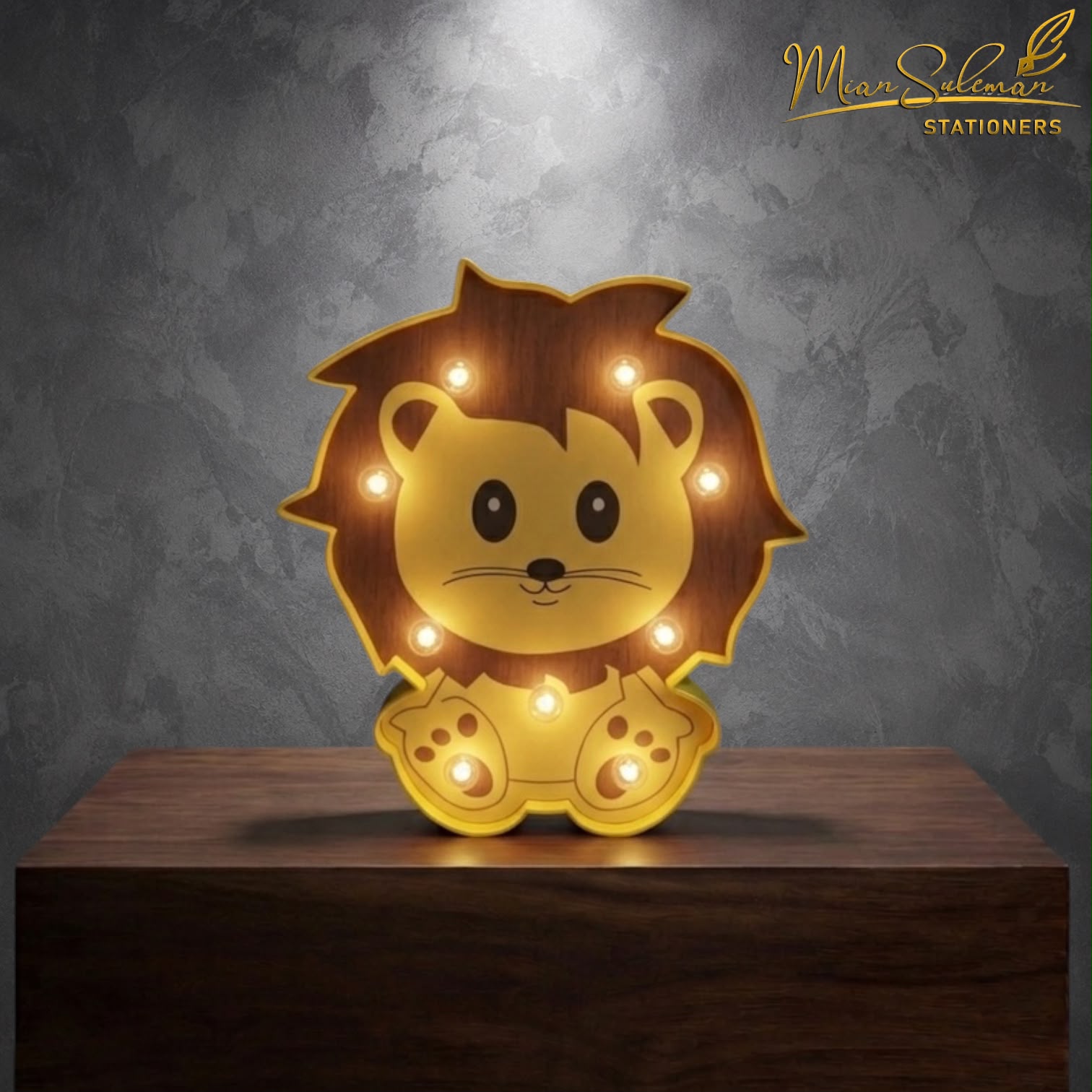 Lion LED Marquee Night Lamp