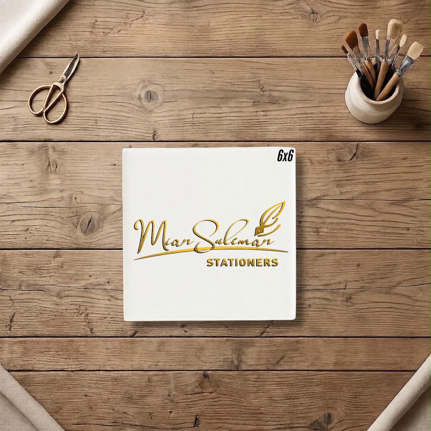 Mini Rectangular Canvas Board Normal Quality 6x6 Inches