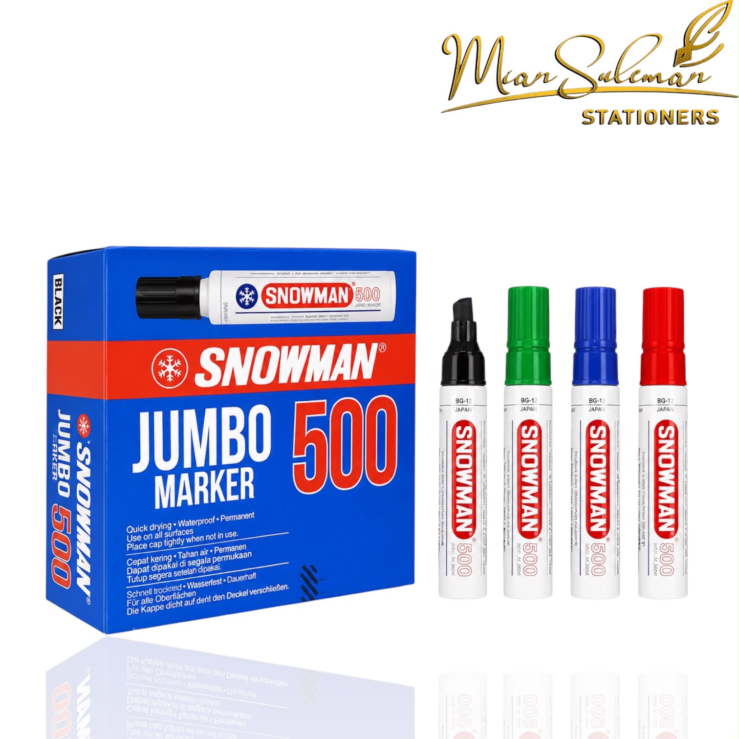 Snowman Jumbo Marker Single Pc