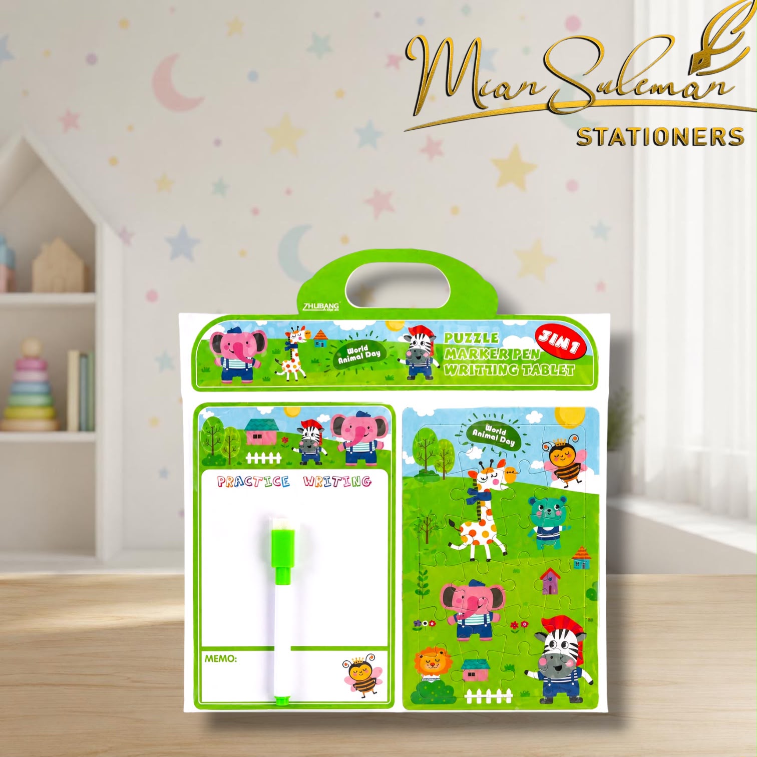Puzzle Marker Pen Writing Tablet