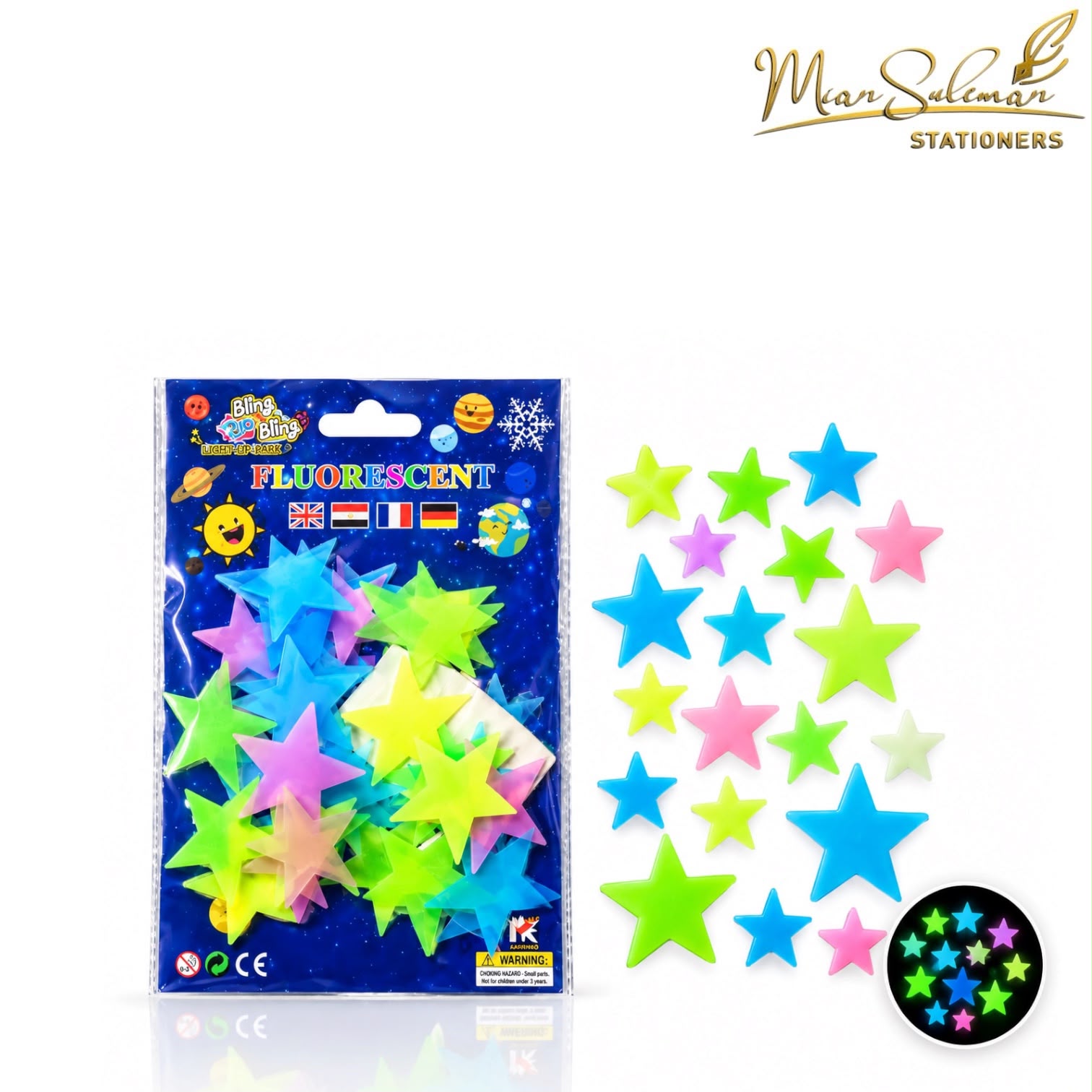 Fluorescent Star Wall Sticker