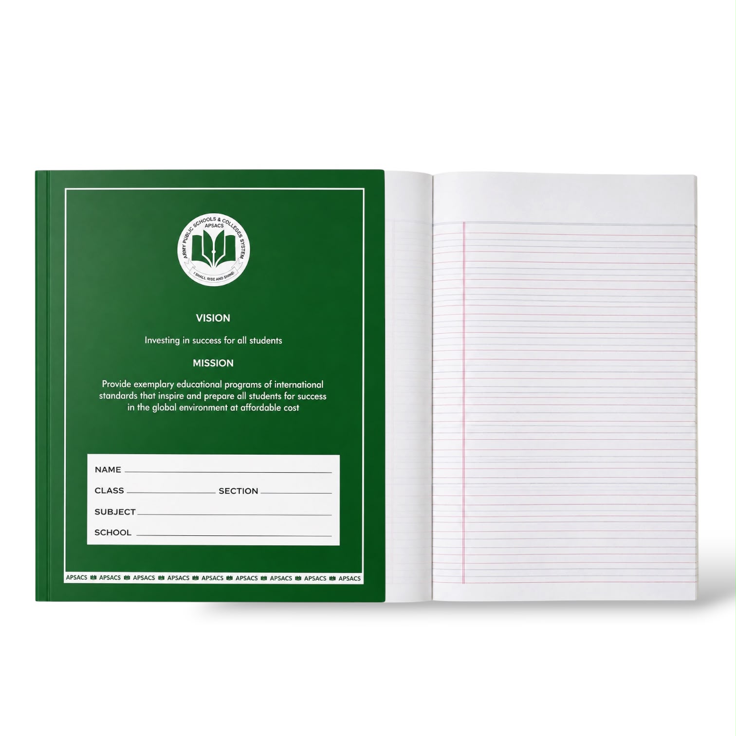 APSACS Four Line Interleaf Copy 14Sheet Large