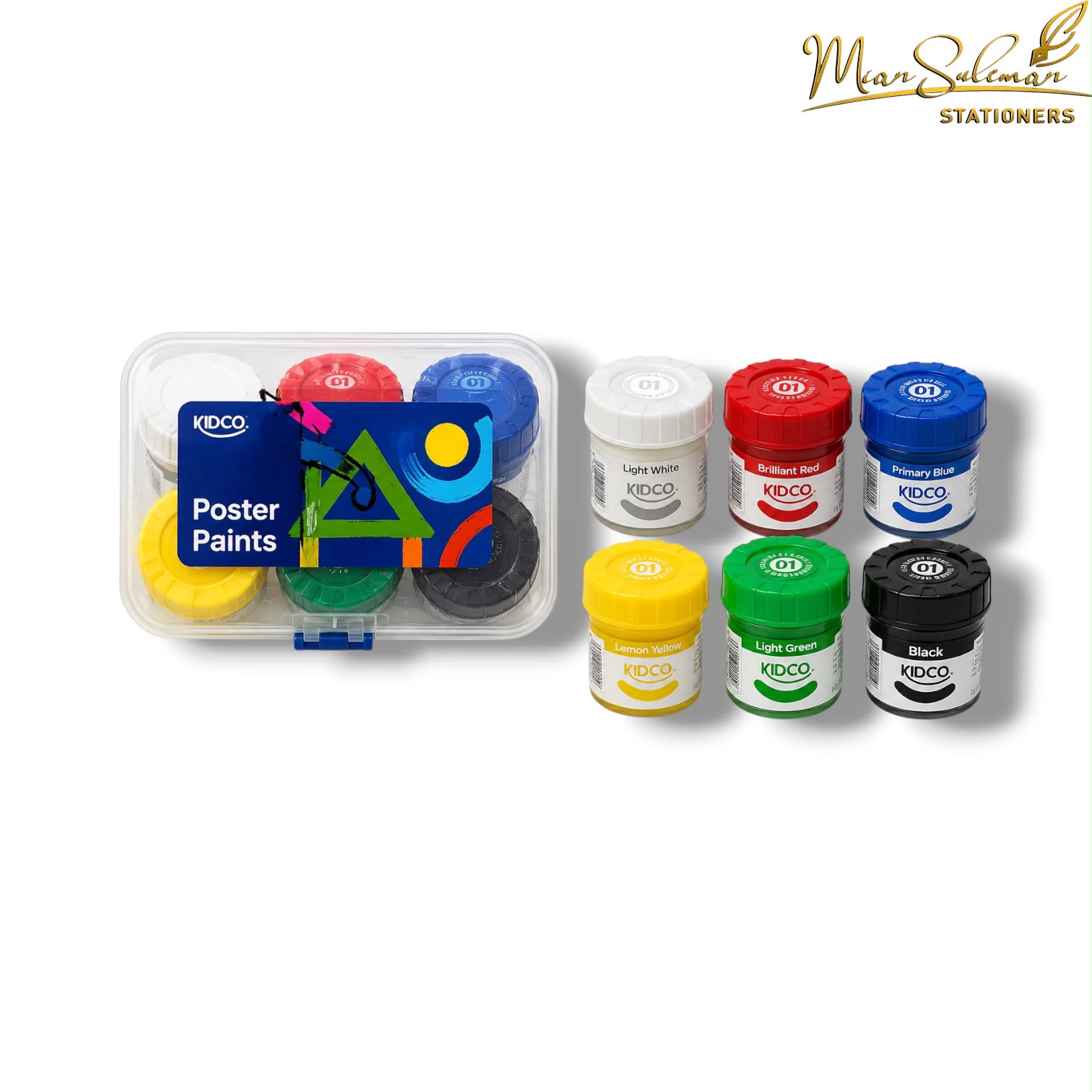 Kidco Poster Paints Pack Of 6 Pcs