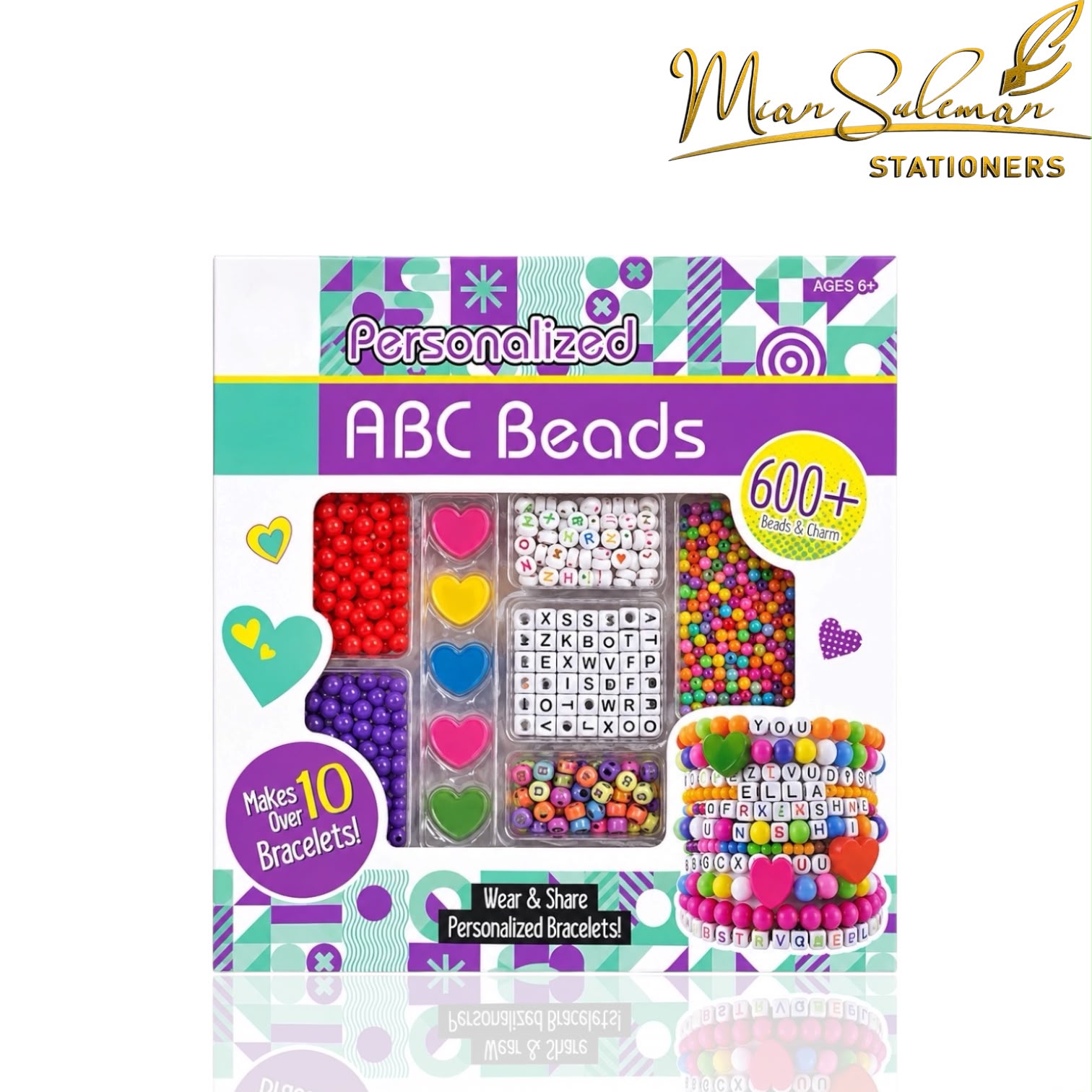 Personalized Abc Beads Bracelet Making Kit