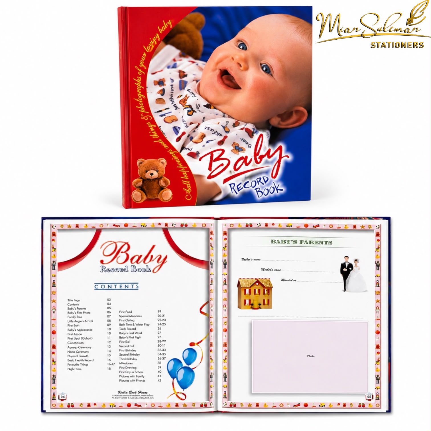 Premium Baby Record Book