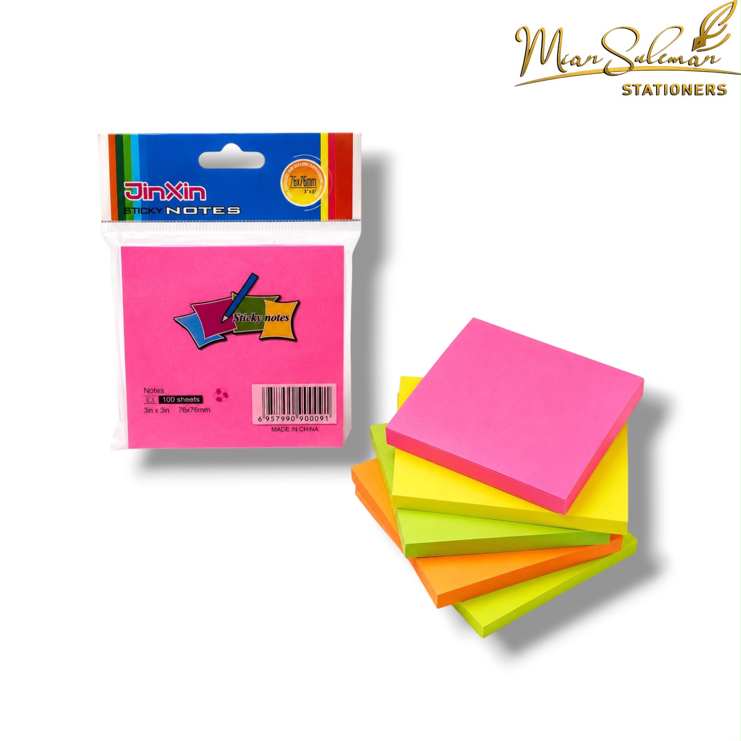 Sticky Notes 3x3Inches