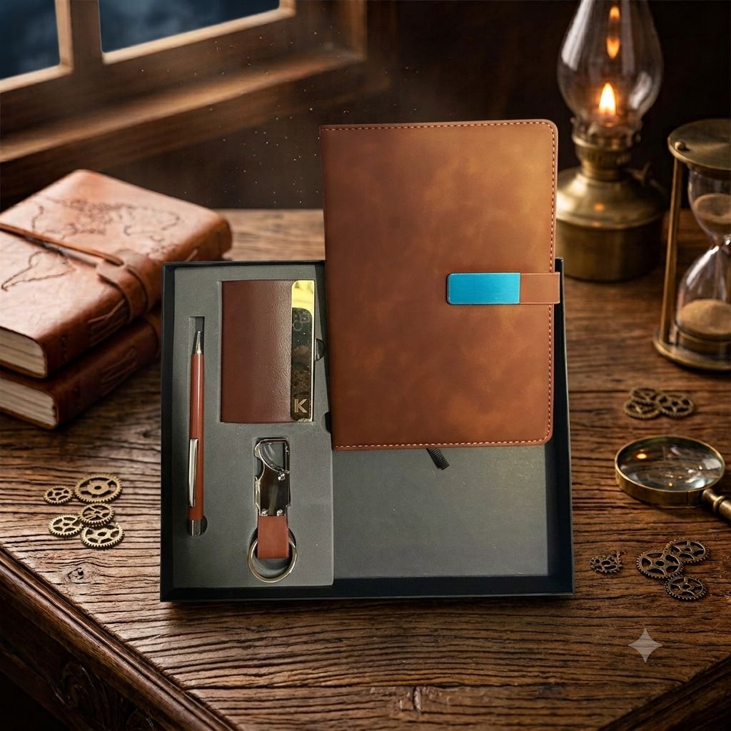 Diary & Keychain Gift Box