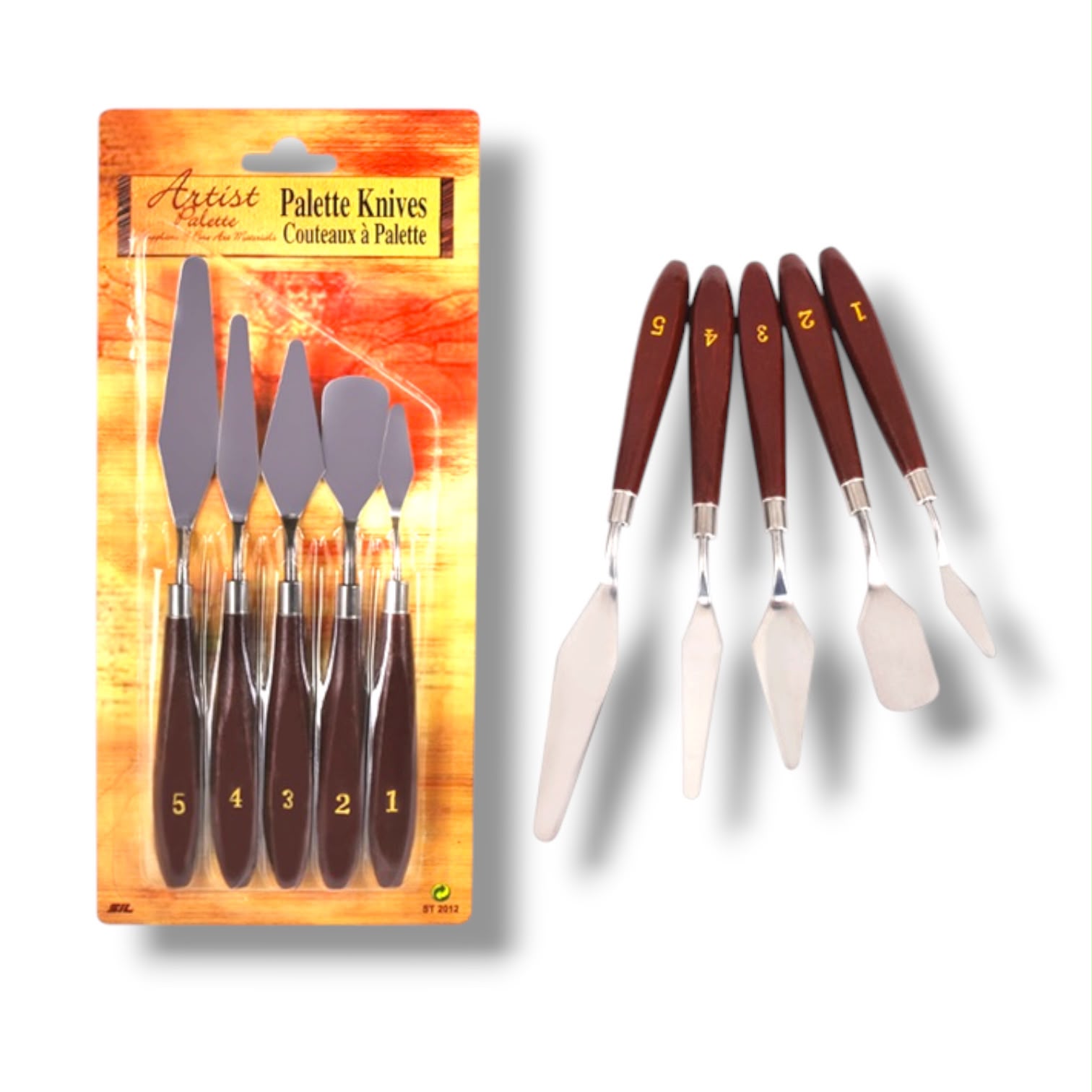 Artist Palette Knives Painting Knife 5 Pcs Set