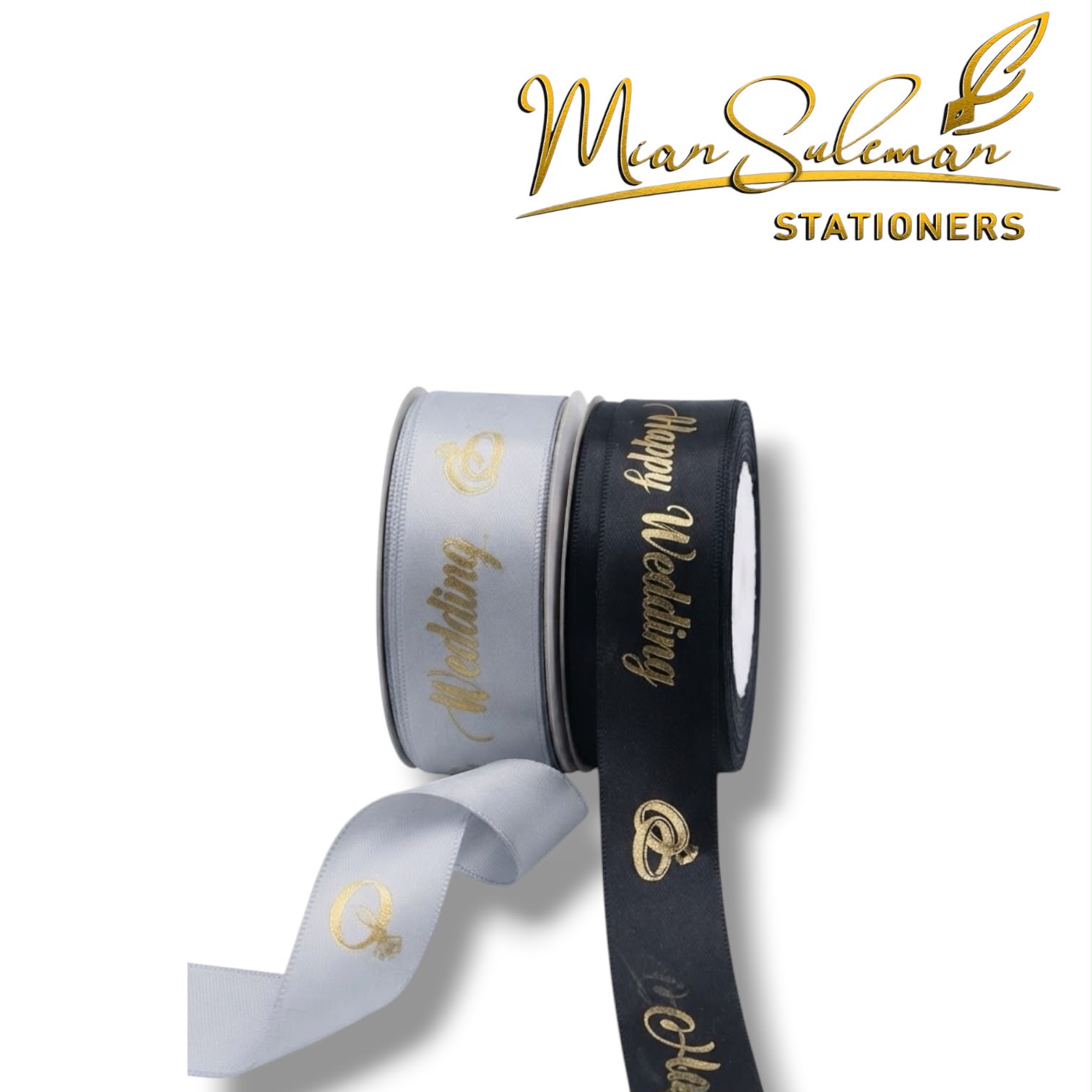 Happy Wedding Ribbon One Inches Roll