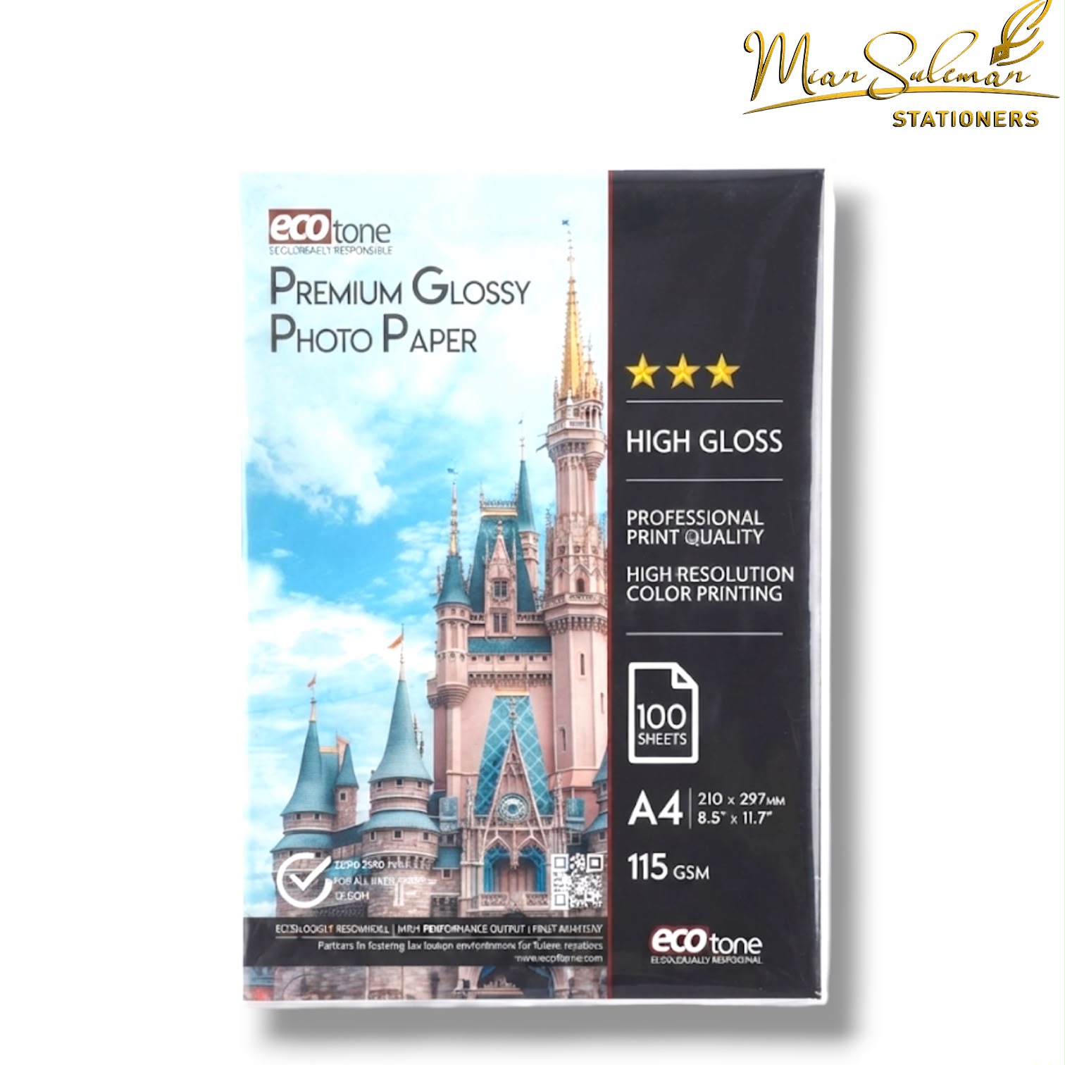 Premium Glossy Photo Paper A4 100 Sheets